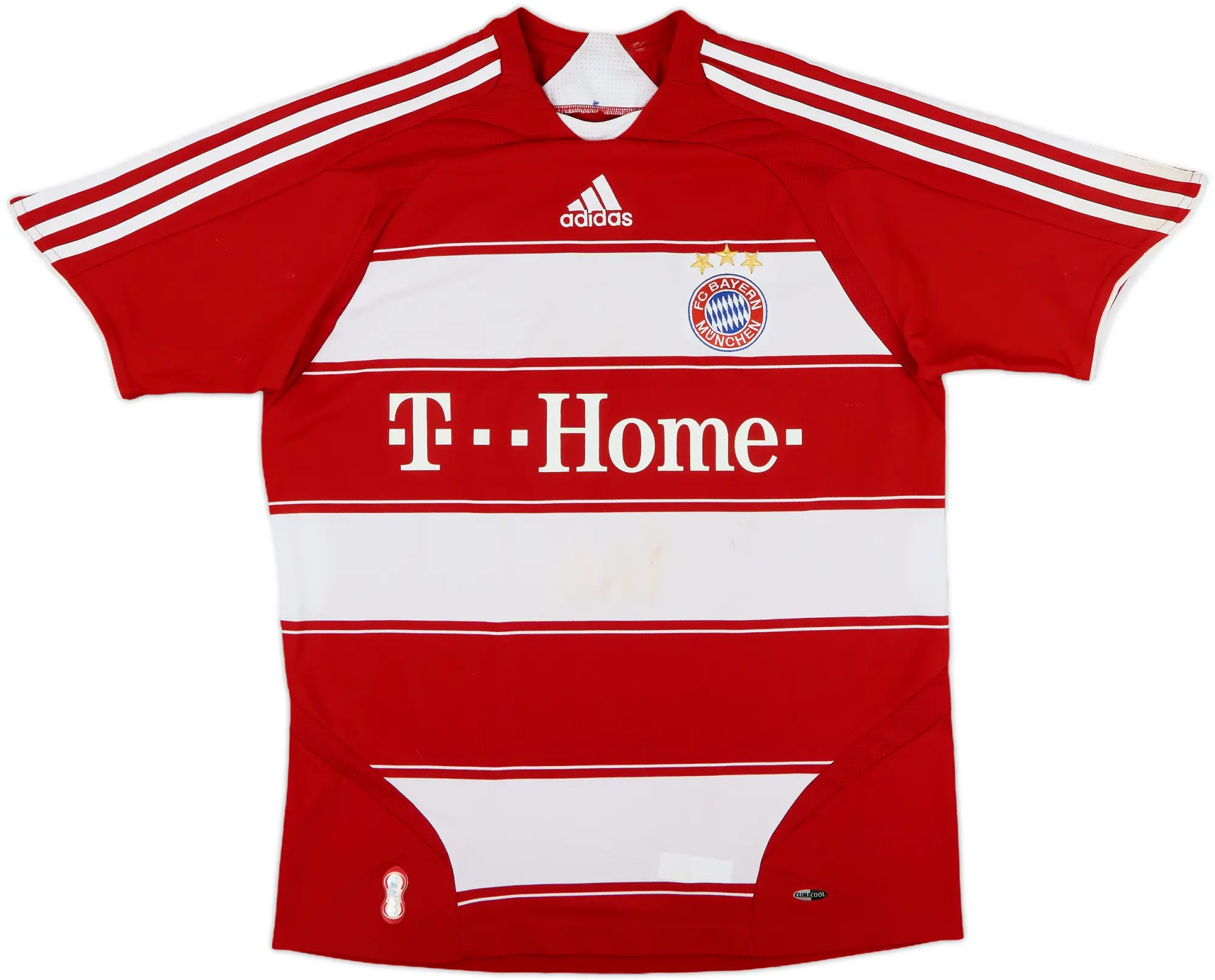 adidas Bayern Munich Boys SS Home Shirt 2007/08