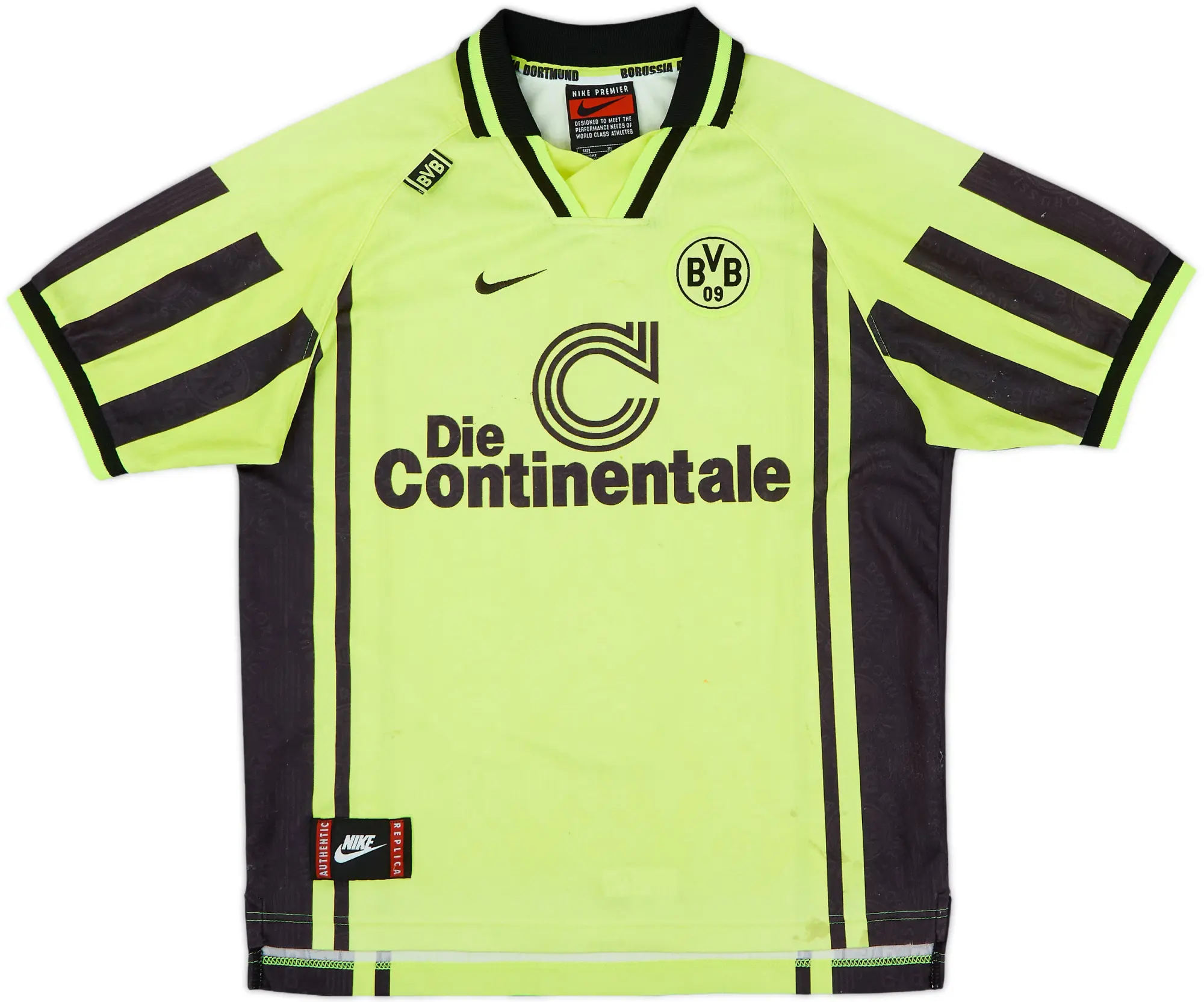 Nike Borussia Dortmund Boys SS Home Shirt 1996/97