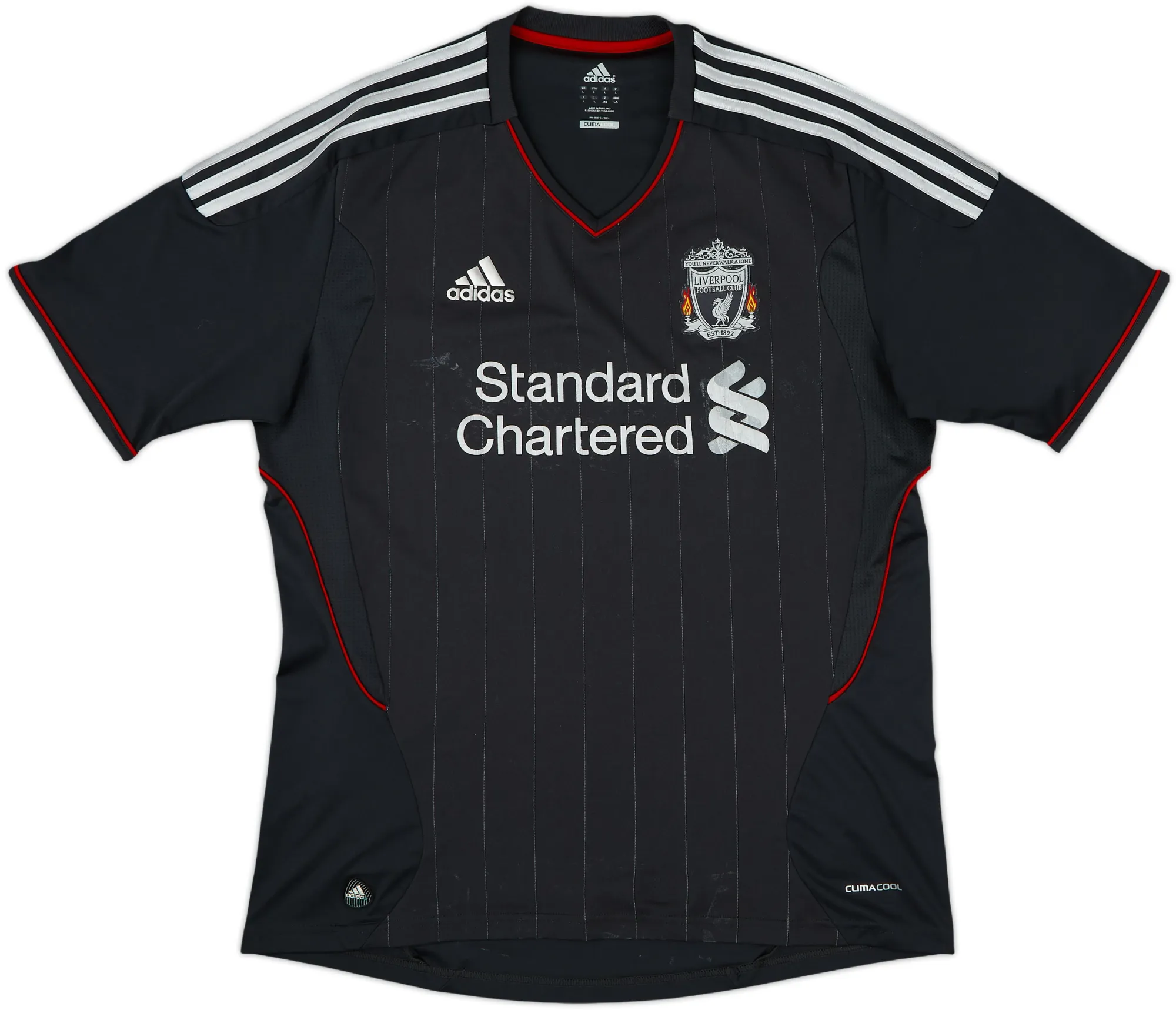 adidas Liverpool Mens SS Away Shirt 2011/12