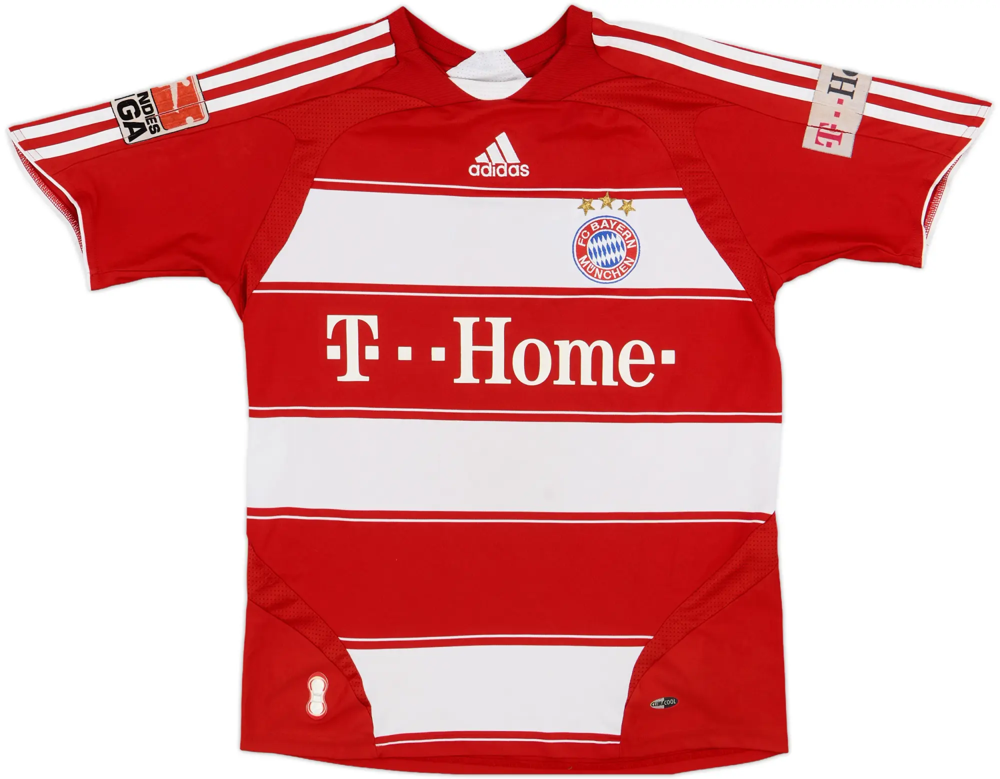 adidas Bayern Munich Boys SS Home Shirt 2007/08