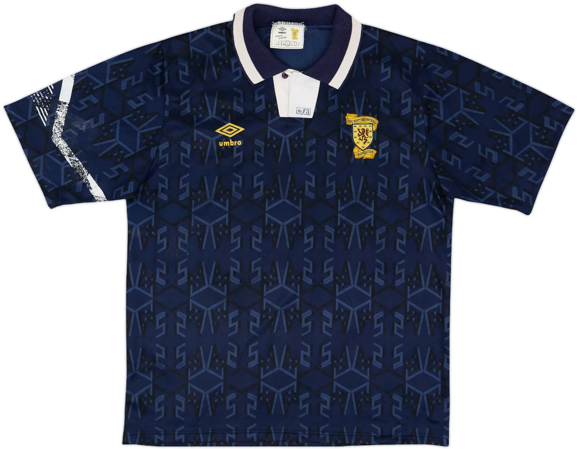 Umbro Scotland Mens SS Home Shirt 1991