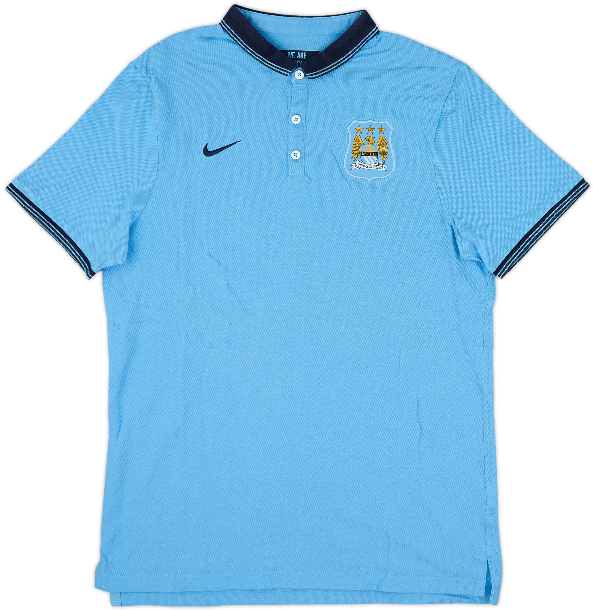 2015-16 Manchester City Nike Polo Shirt - 9/10 - (L)