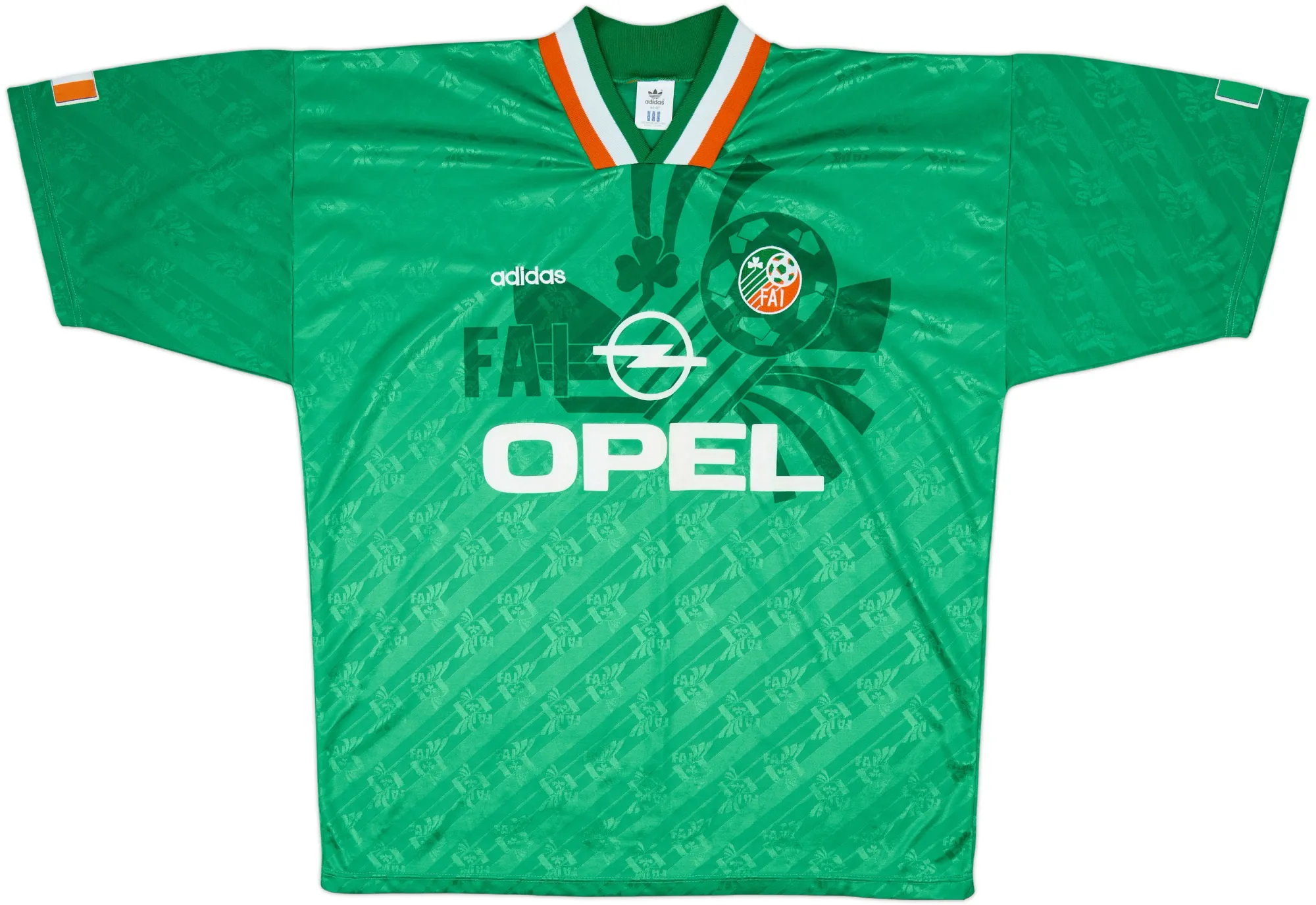 adidas Republic of Ireland Mens SS Home Shirt 1994