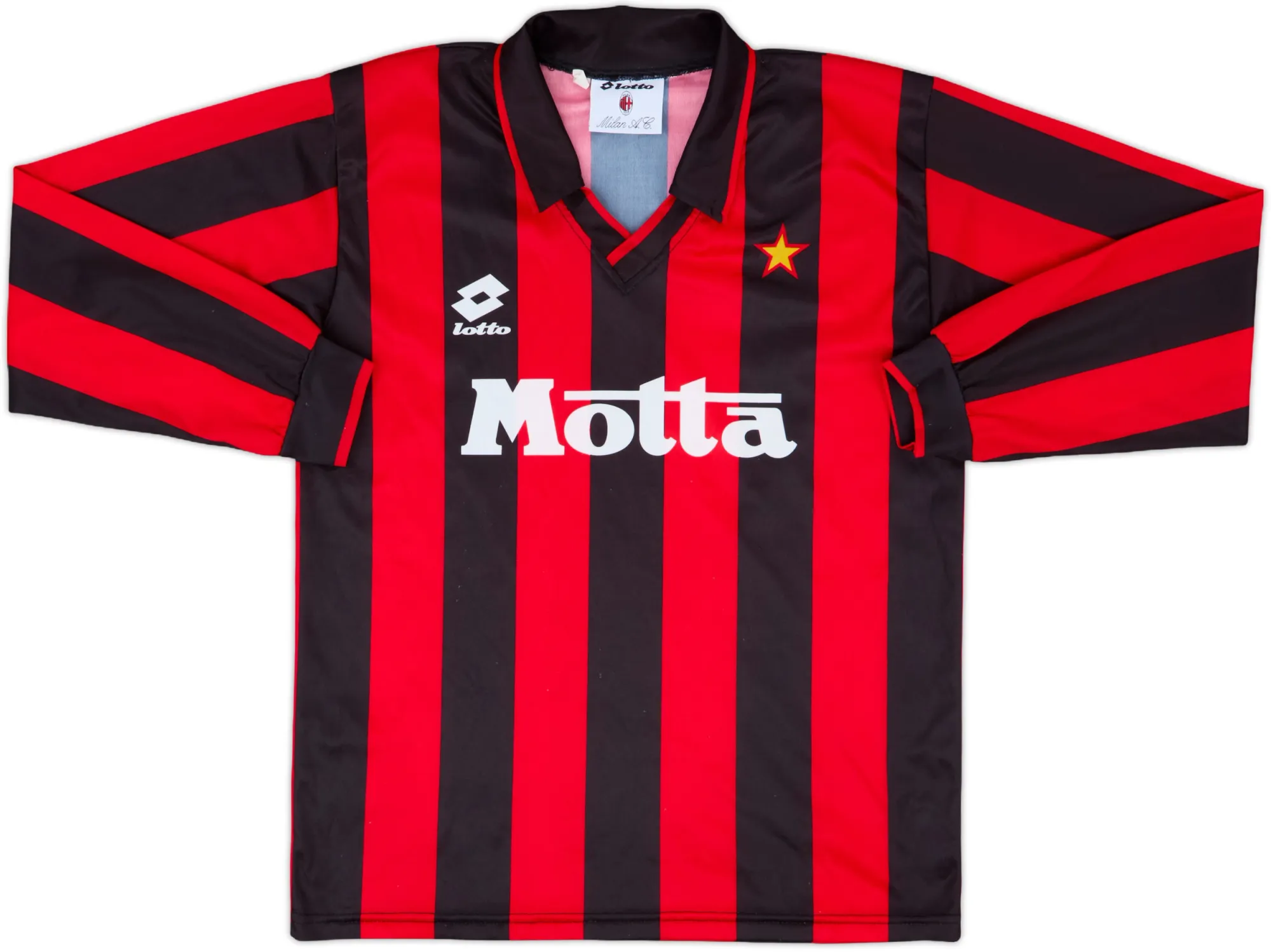Lotto AC Milan Boys LS Home Shirt 1993/94