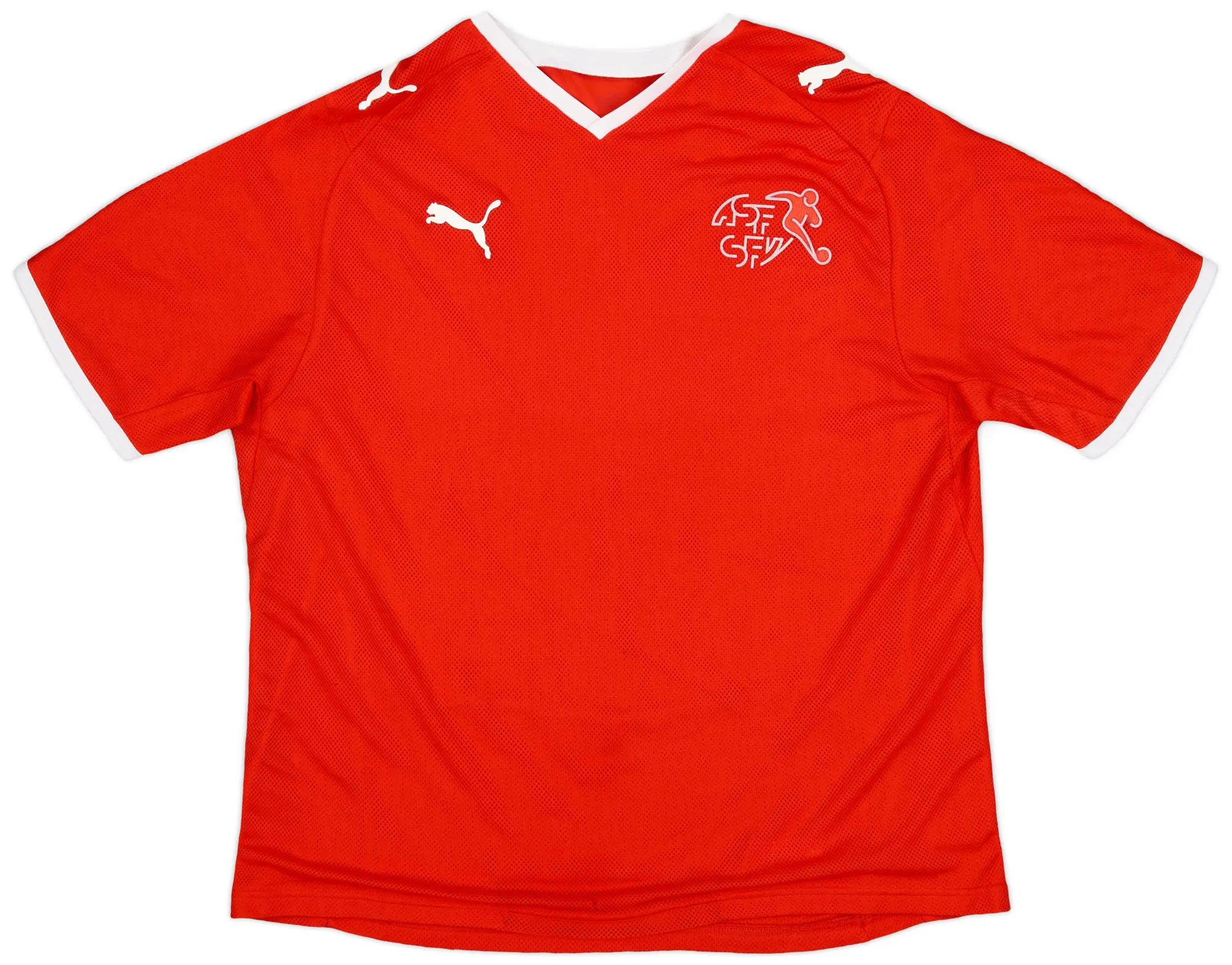 Puma Switzerland Mens SS Home Shirt 2008