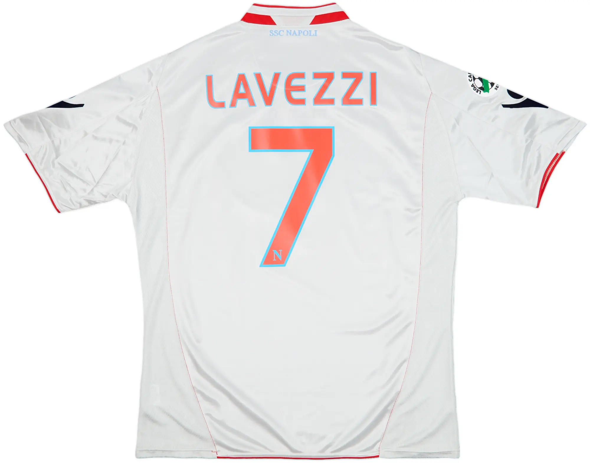 2009-10 Napoli Away Shirt Lavezzi #7 (L)