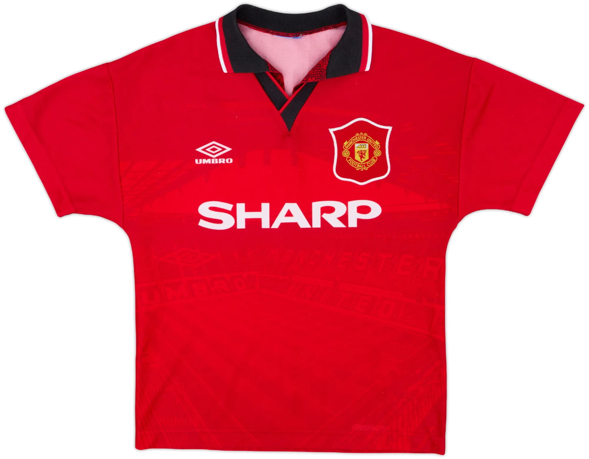 Umbro Manchester United Mens SS Home Shirt 1994/96