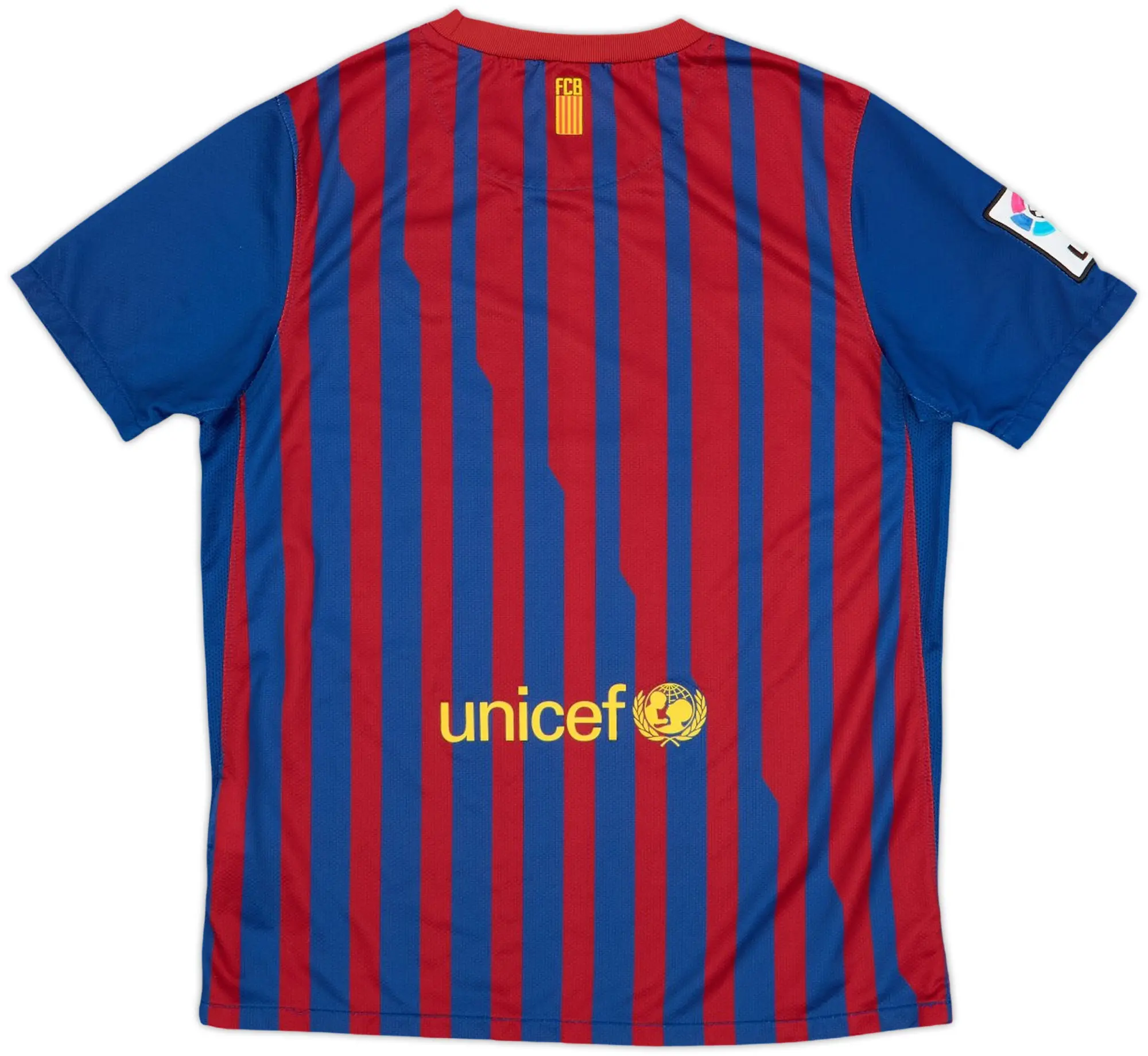 Nike Barcelona Boys SS Home Shirt 2011/12