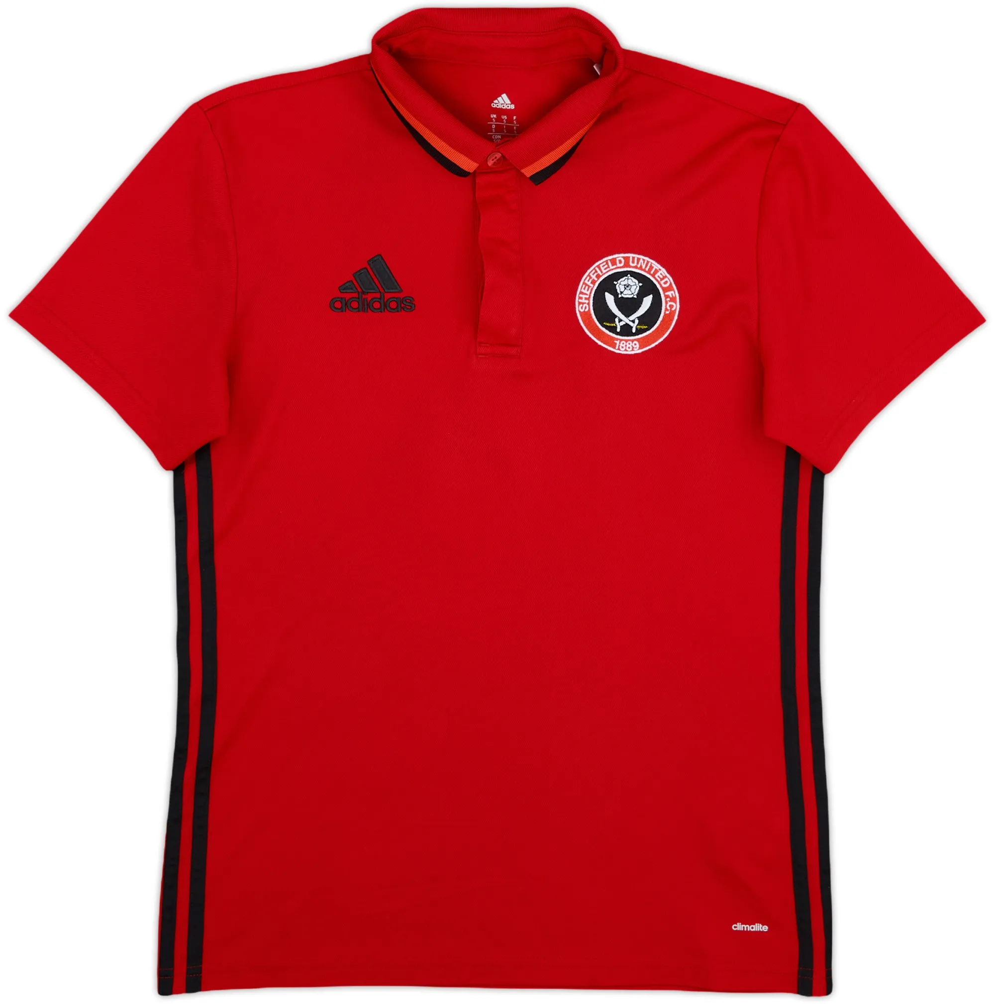 adidas Sheffield United Mens SS Home Shirt 2016/17