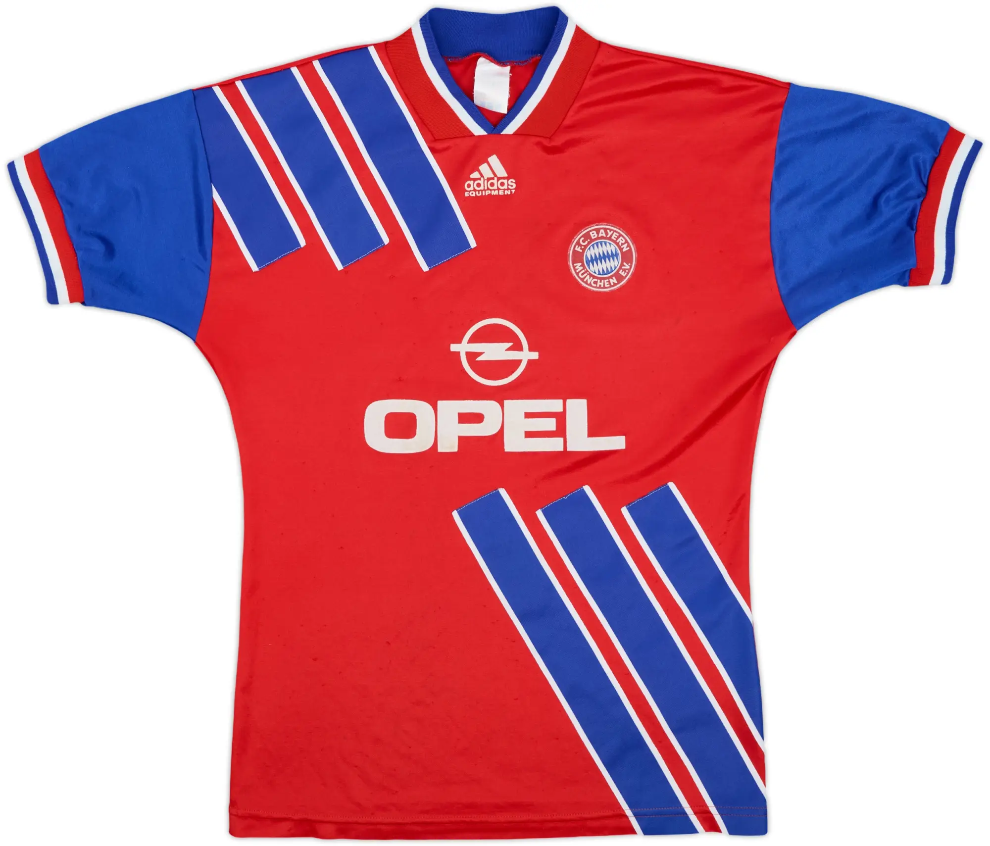 adidas Bayern Munich Mens SS Home Shirt 1993/95