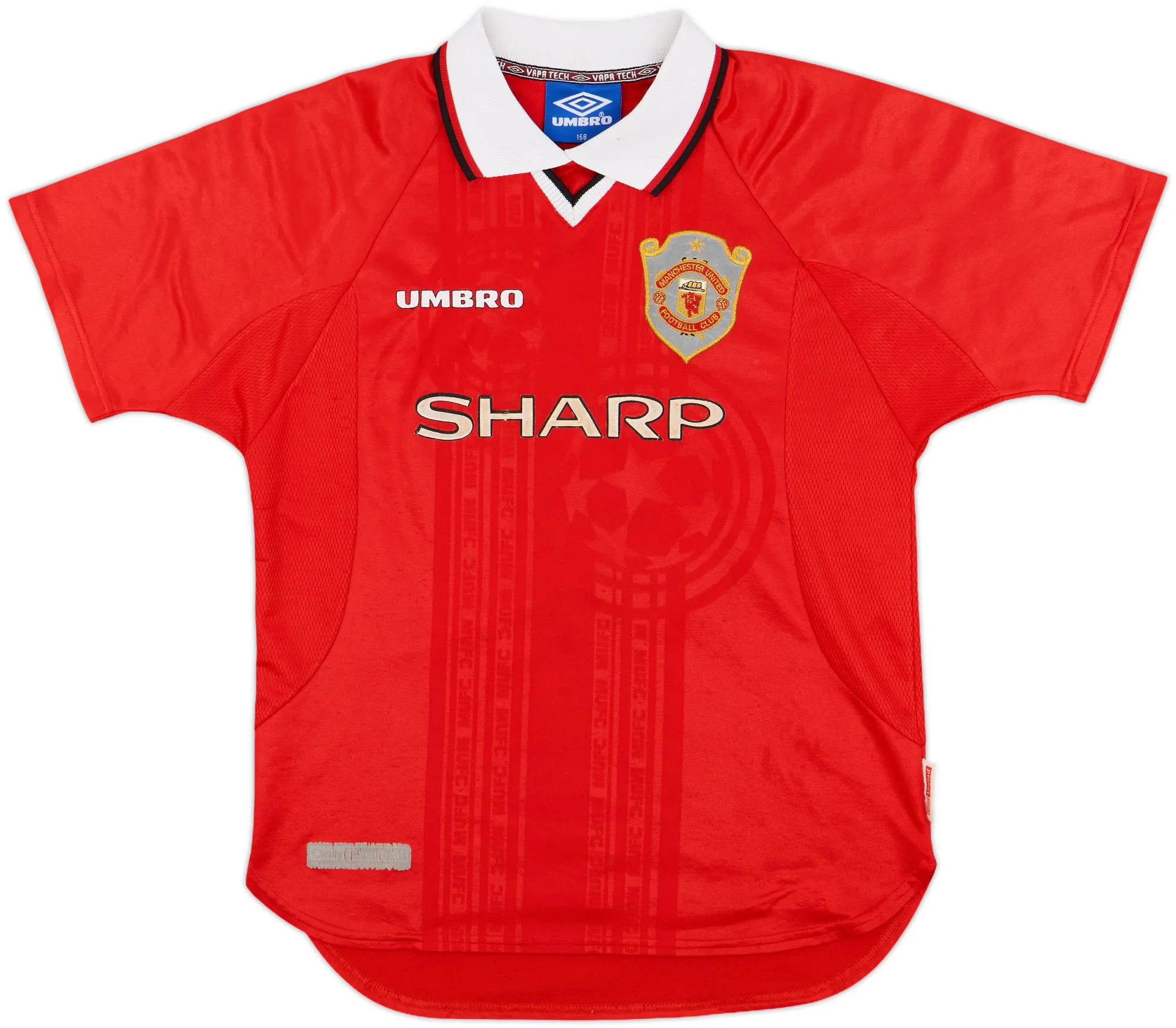 Umbro Manchester United Boys SS Home Shirt 1997/98