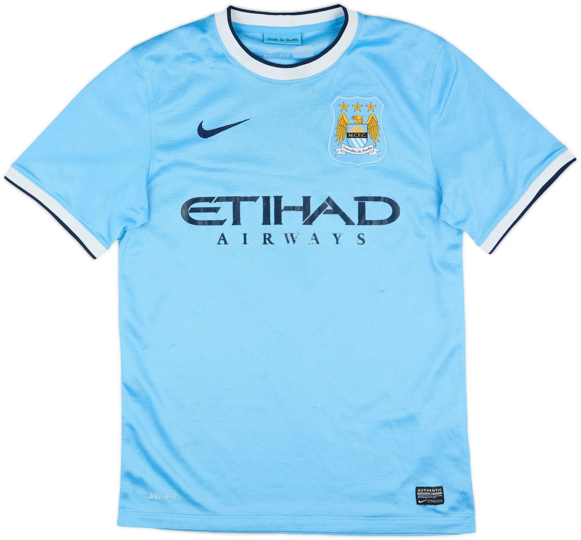 Nike Manchester City Mens SS Home Shirt 2013/14