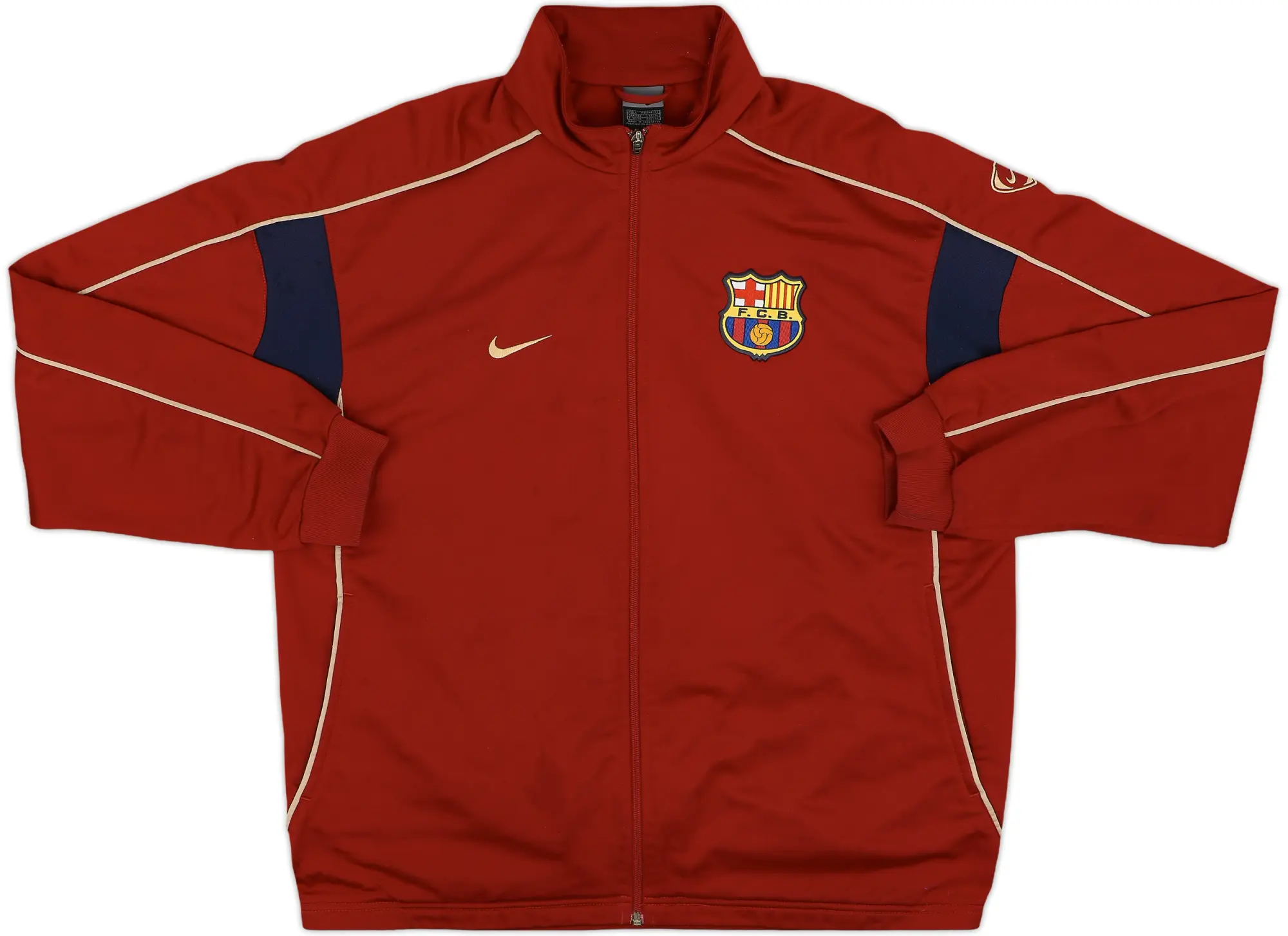 2002-03 Barcelona Nike Track Jacket - 8/10 - (L)