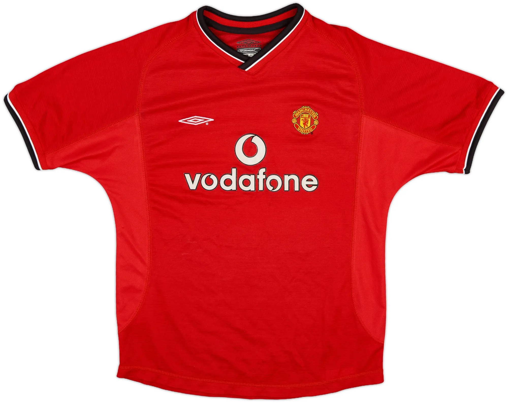 Umbro Manchester United Boys SS Home Shirt 2000/02