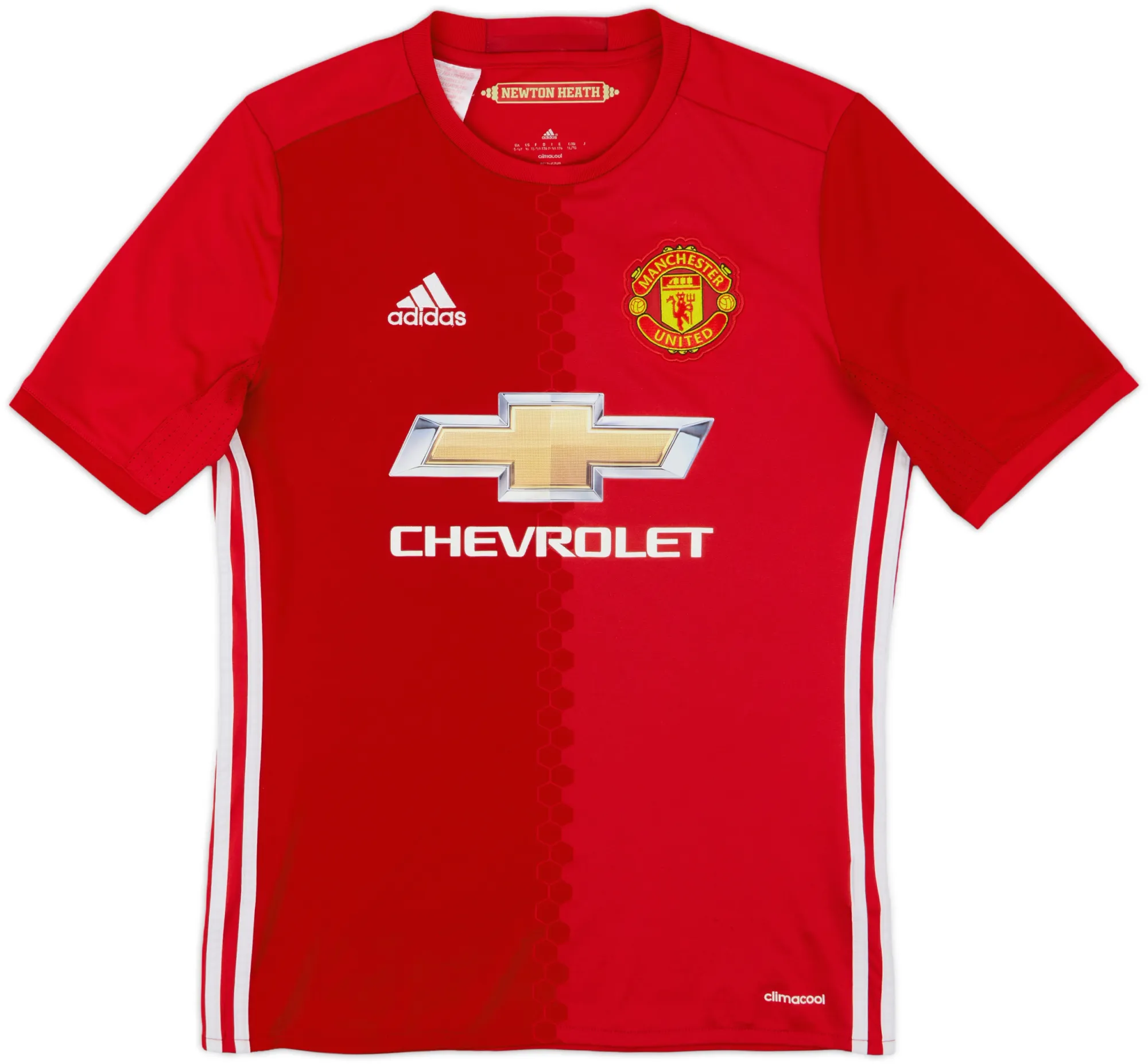 adidas Manchester United Boys SS Home Shirt 2016/17