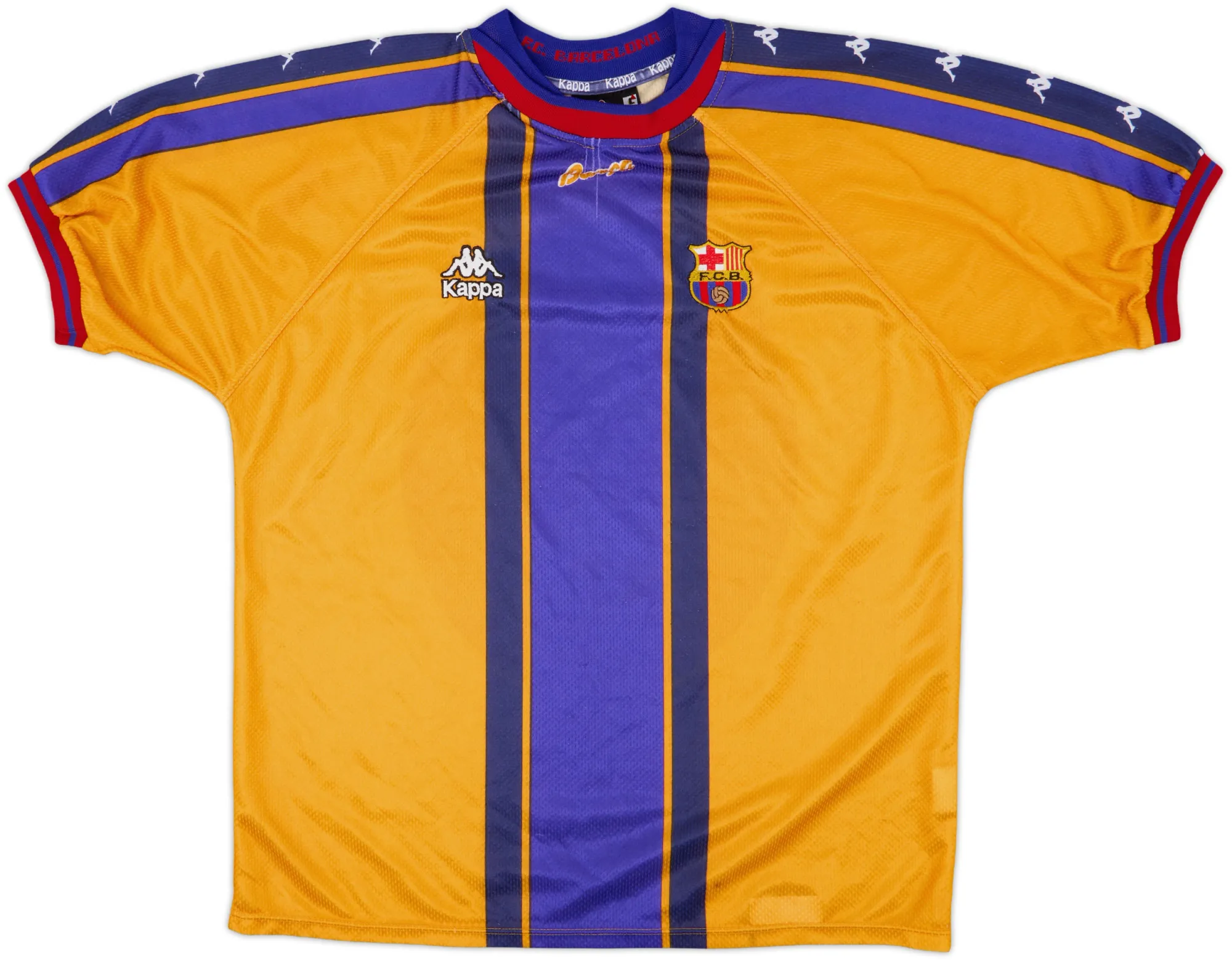 Kappa Barcelona Mens SS Away Shirt 1997/98