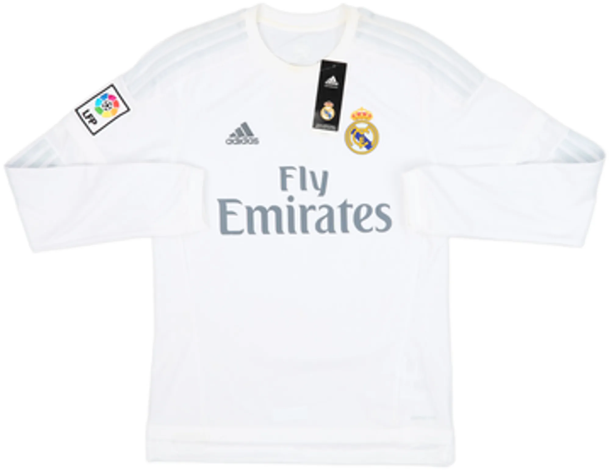 adidas Real Madrid Mens LS Home Shirt 2015/16