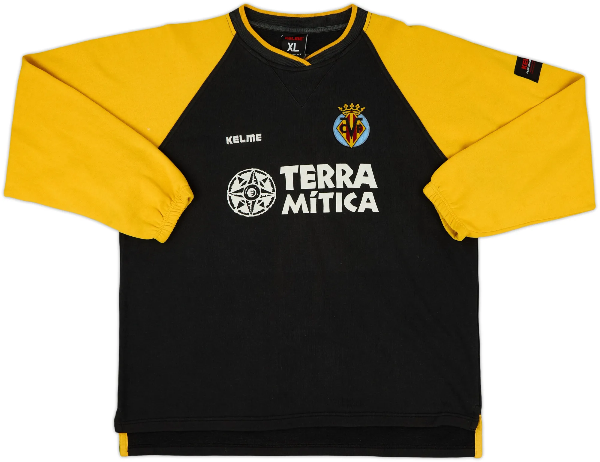 Kelme Villarreal Mens SS Home Shirt 2000/01