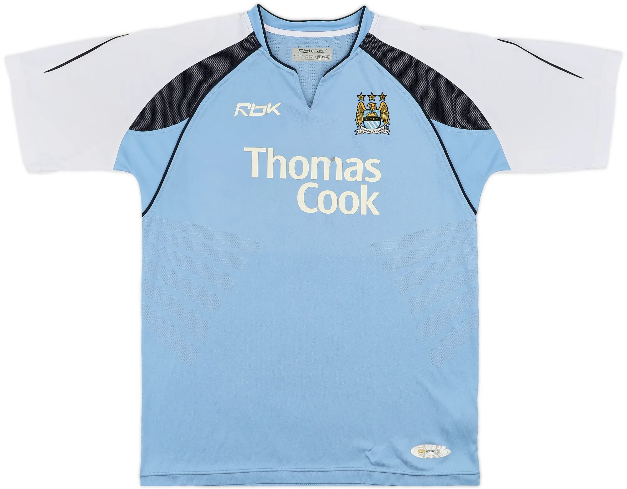 Reebok Manchester City Mens SS Home Shirt 2006/07