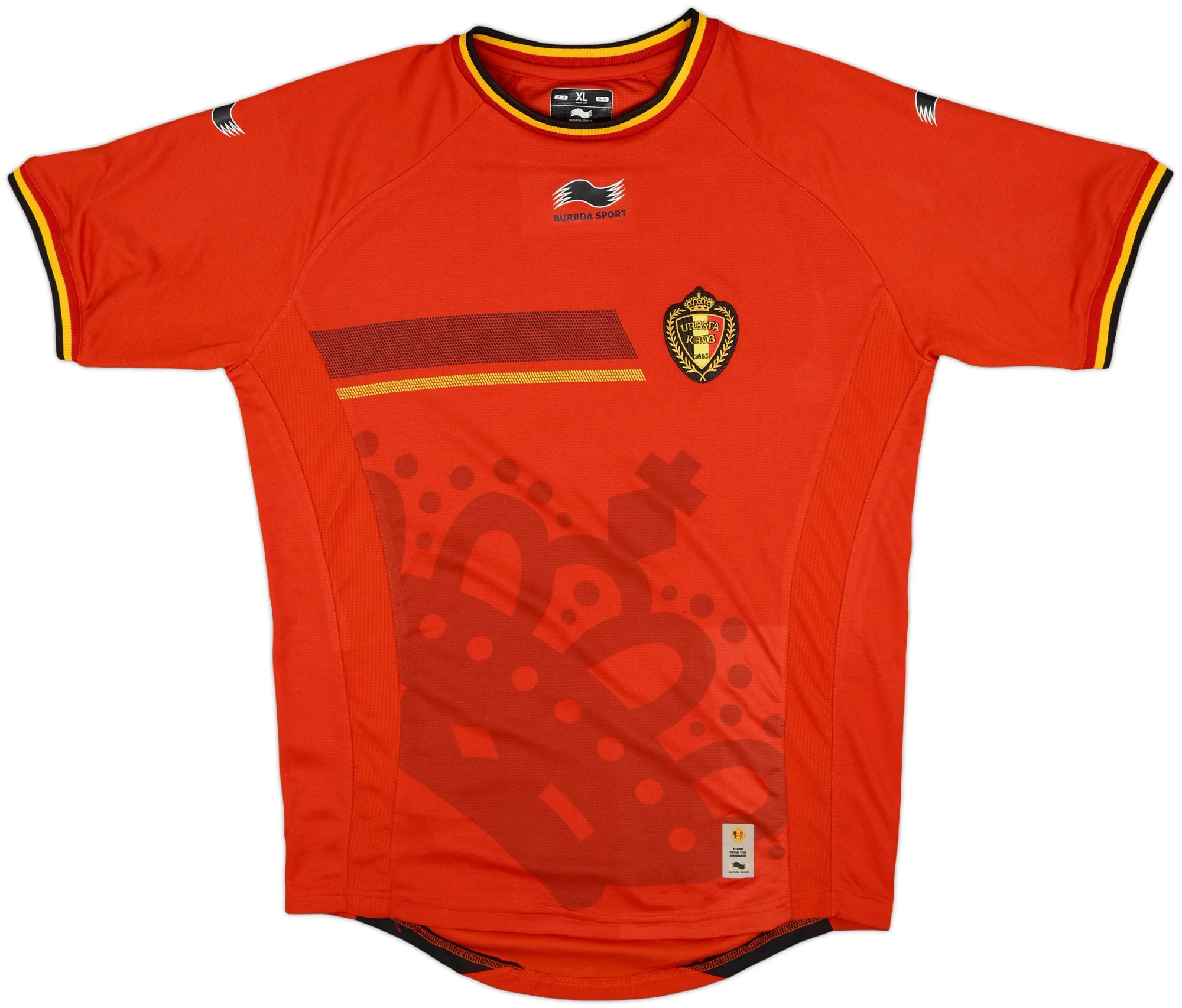 Burrda Belgium Mens SS Home Shirt 2014