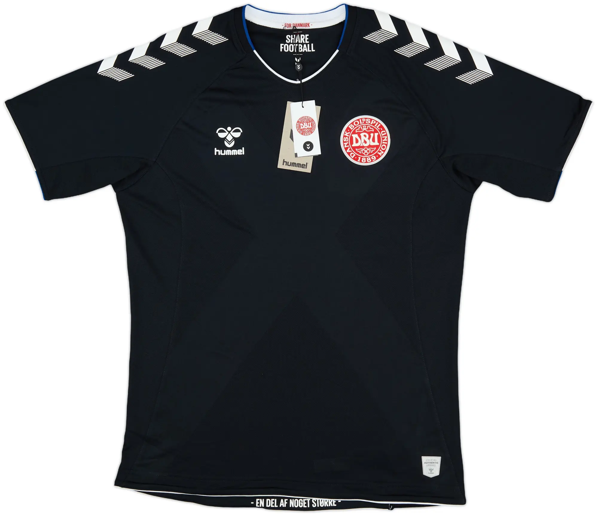 Hummel Denmark Mens SS Goalkeeper Home Shirt 2018