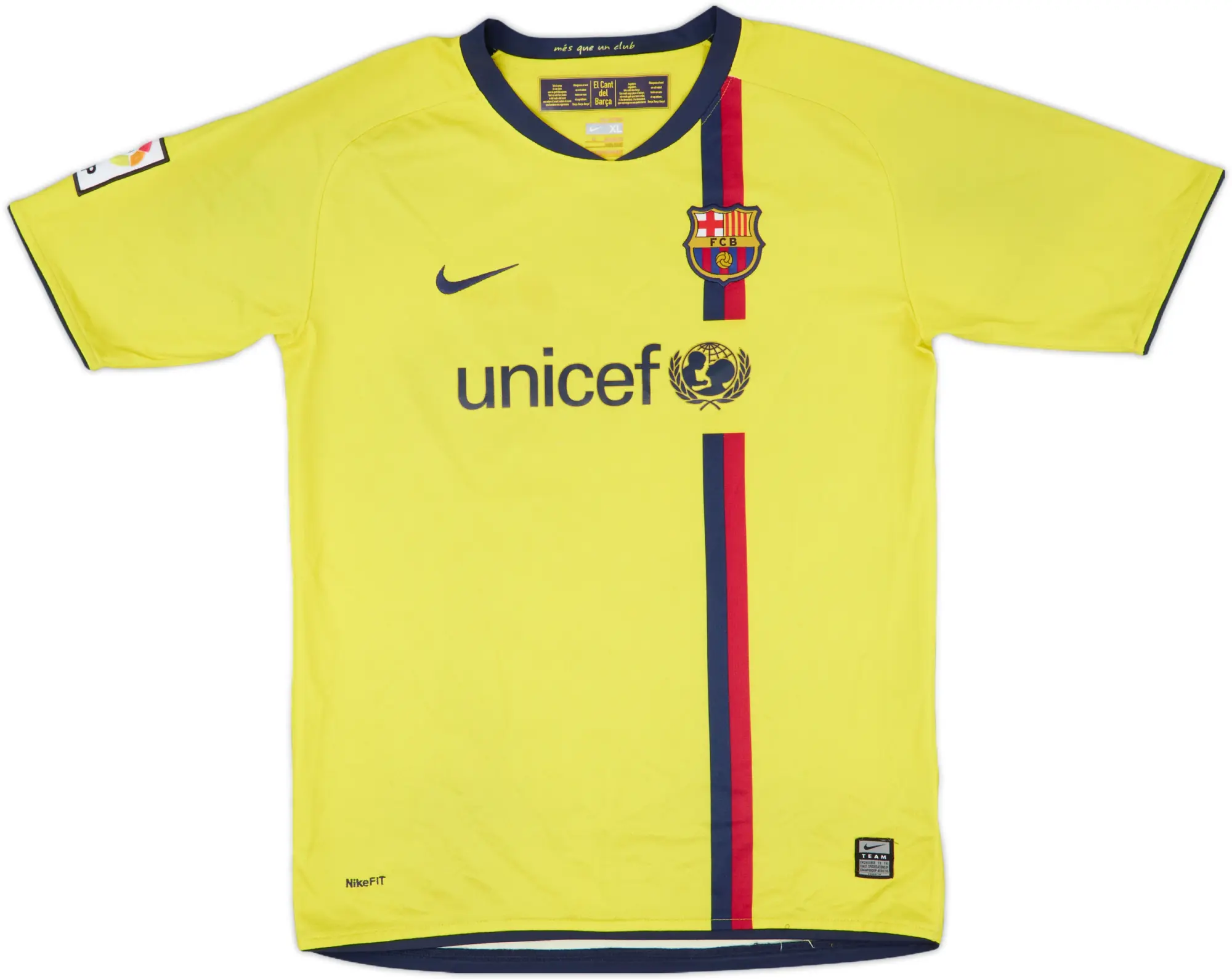 Nike Barcelona Boys SS Away Shirt 2008/10