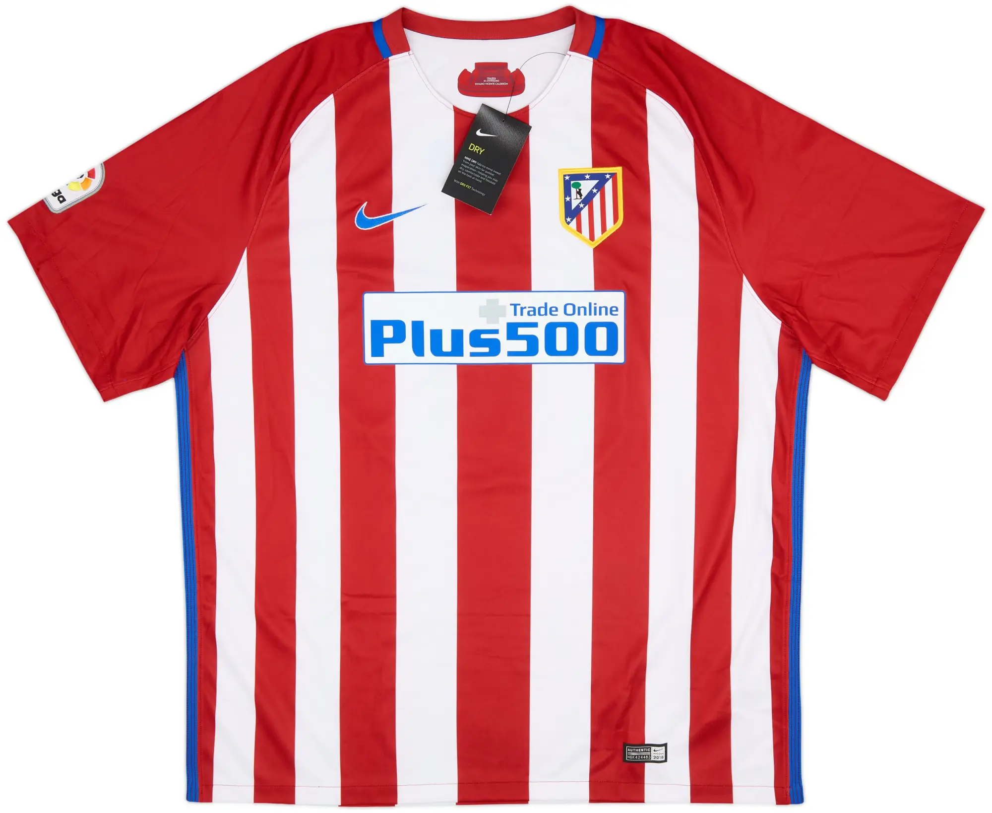 Nike Atlético Madrid Mens SS Home Shirt 2016/17