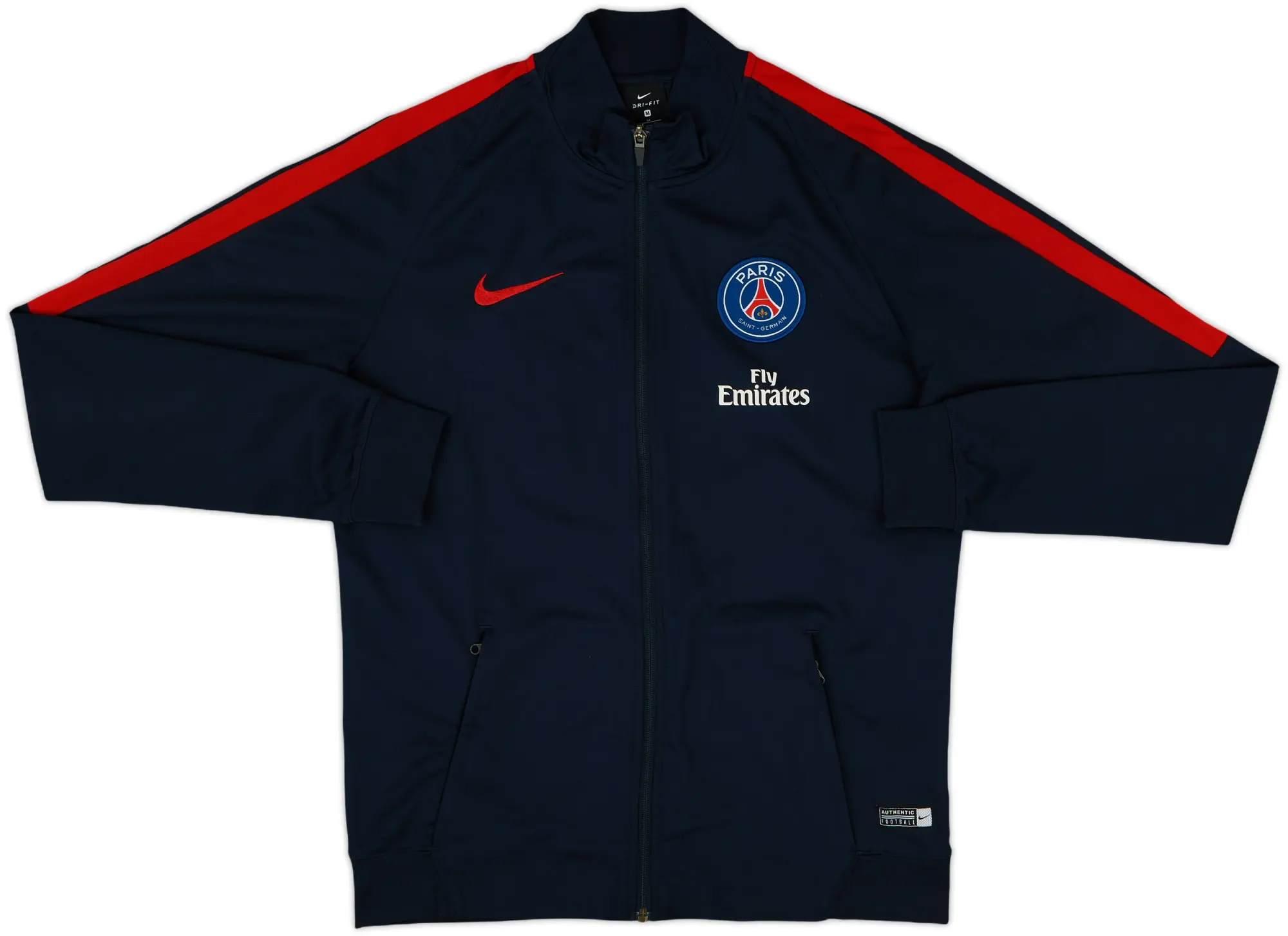 2016-17 Paris Saint-Germain Nike Track Jacket - 8/10 - (M)