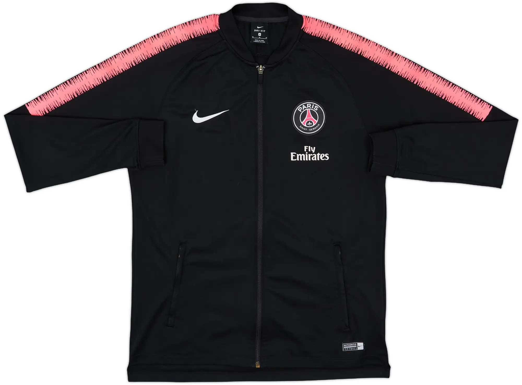 2018-19 Paris Saint-Germain Nike Track Jacket - 8/10 - (M)