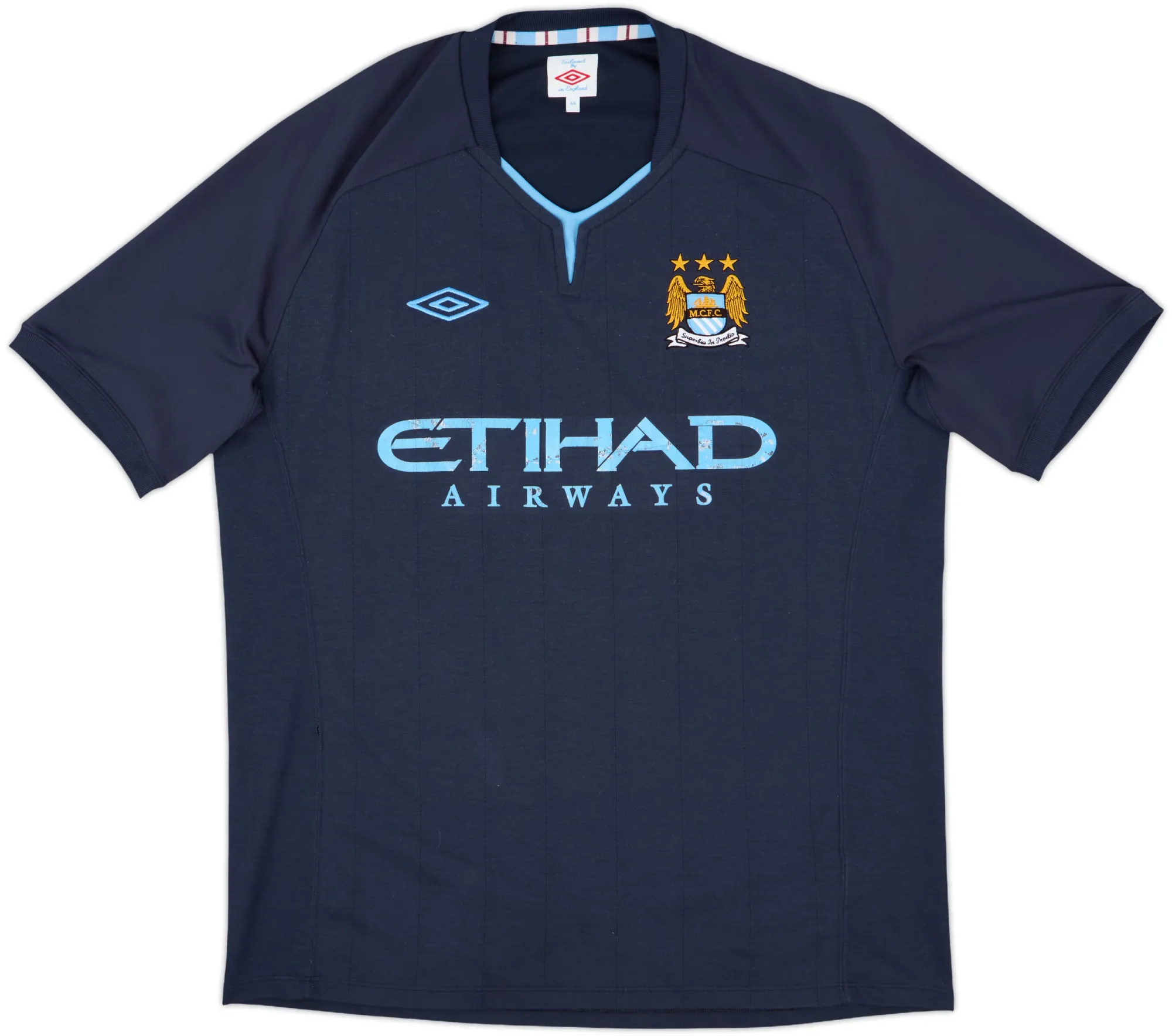Umbro Manchester City Mens SS Away Shirt 2010/12