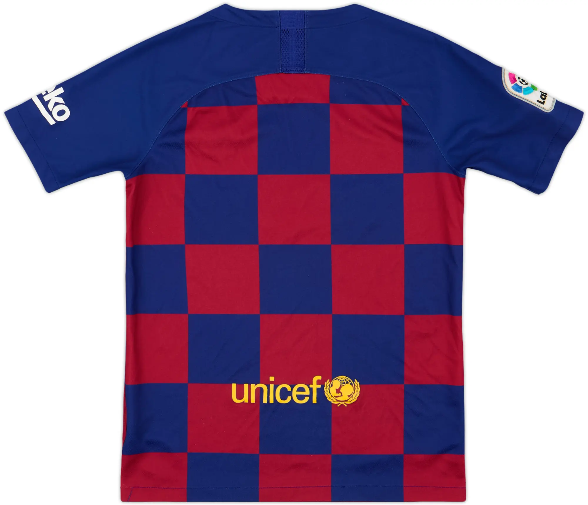 Nike Barcelona Boys SS Home Shirt 2019/20