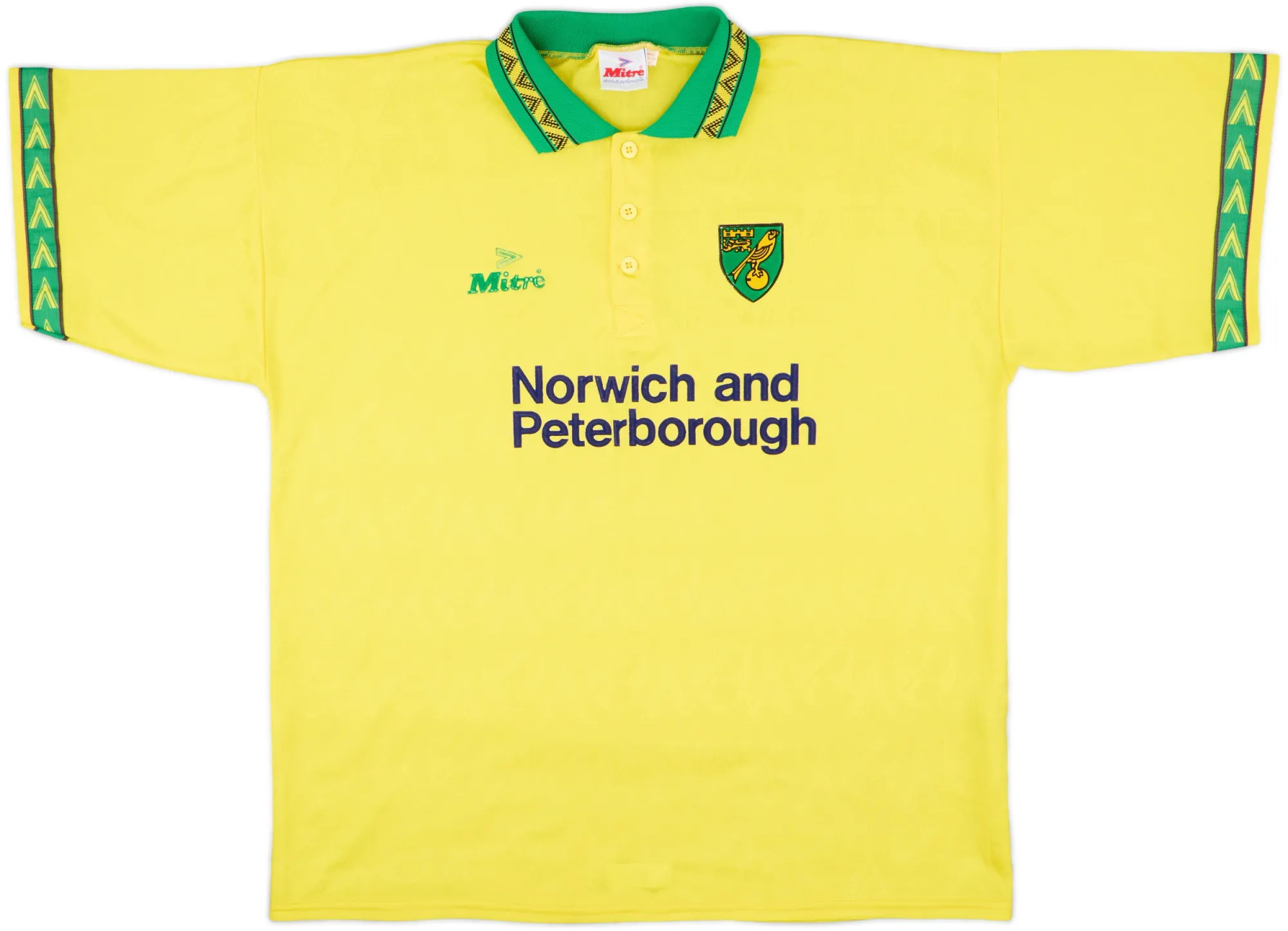 Home Norwich City Mens SS Home Shirt 1994/96