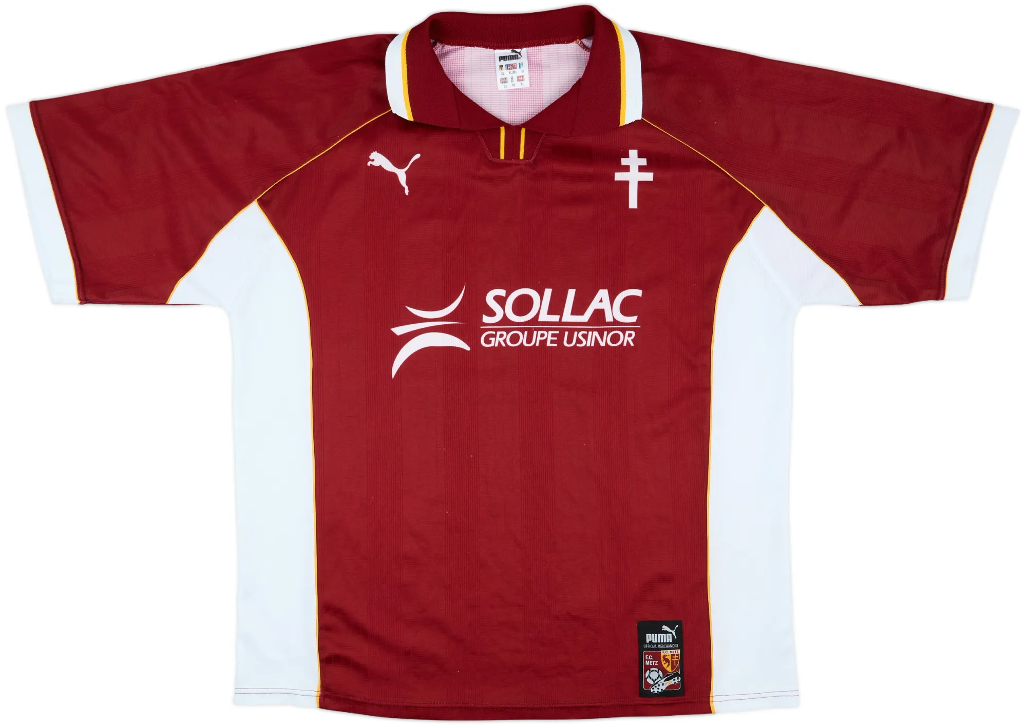 Puma Metz Mens SS Home Shirt 1998/99