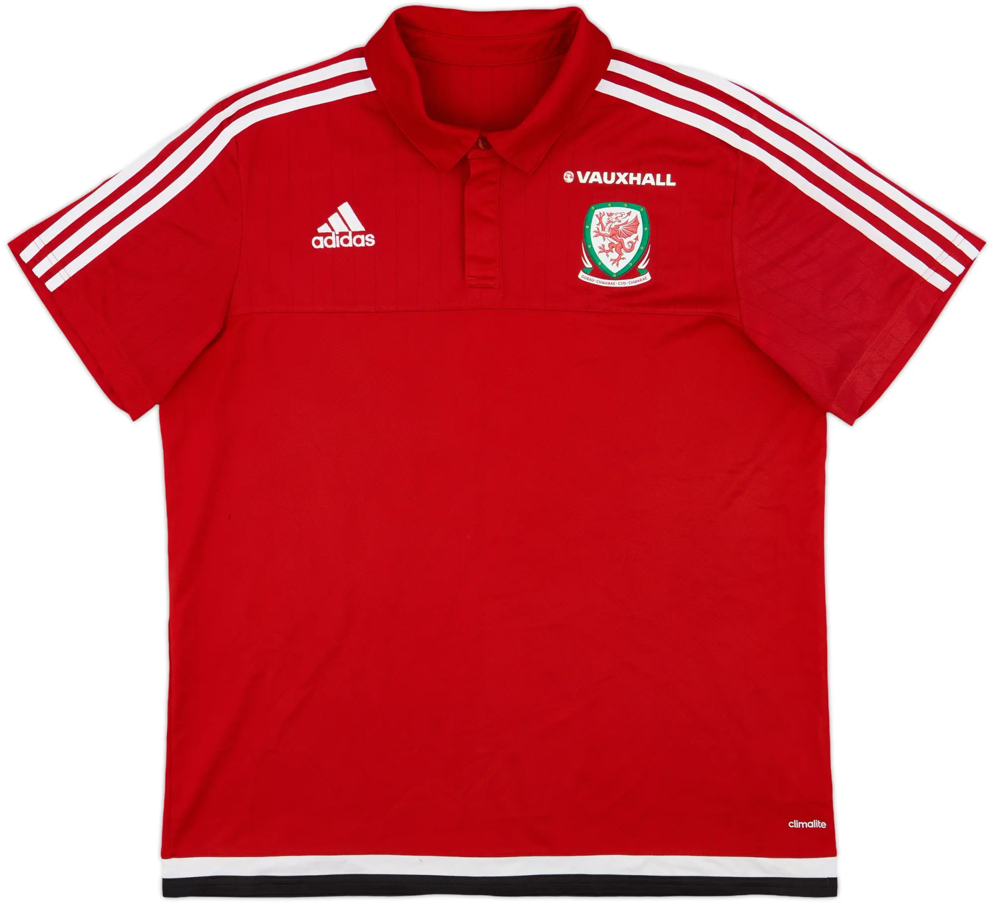 2015-16 Wales adidas Polo Shirt - 7/10 - (XL)