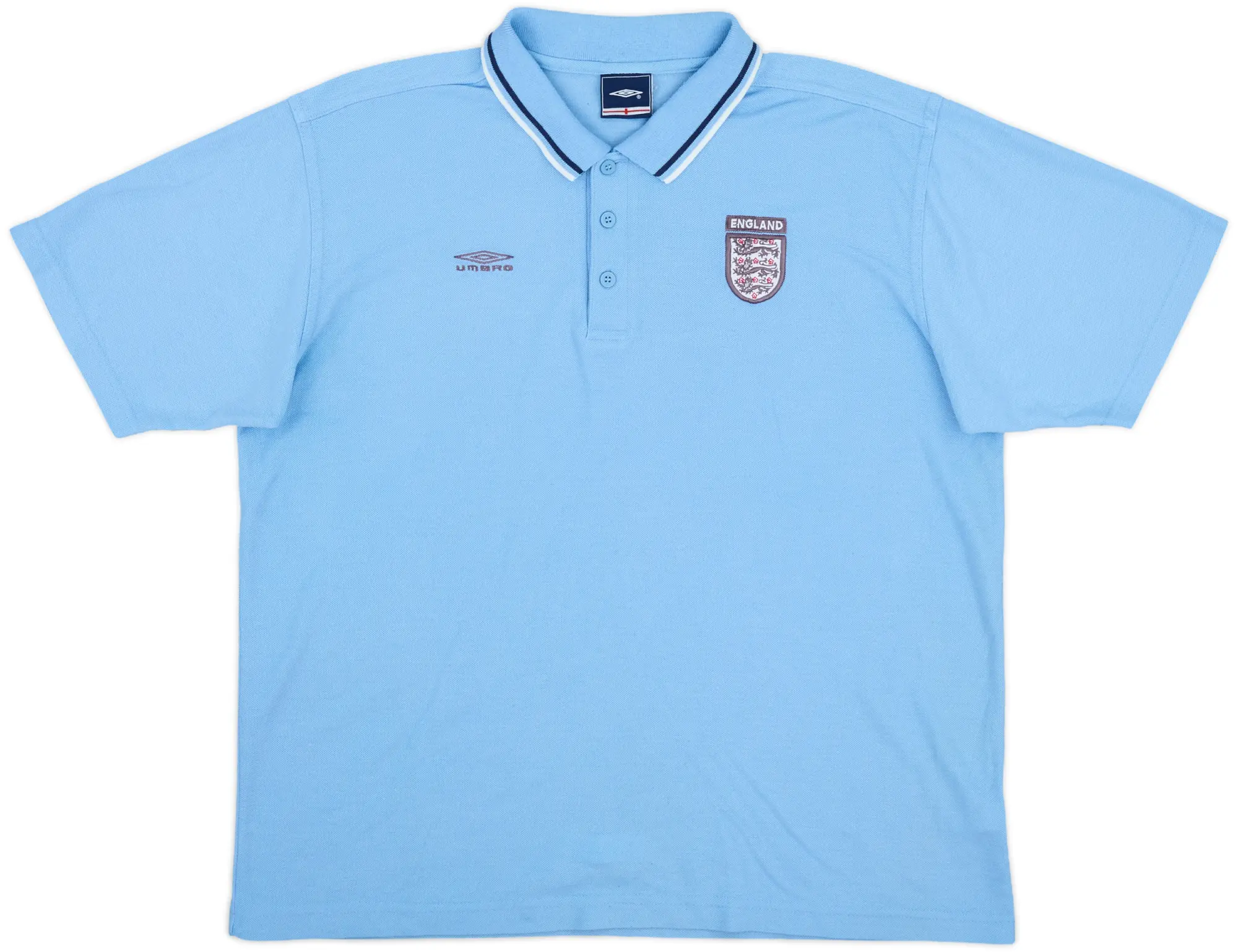 2000-01 England Umbro Polo Shirt - 7/10 - (L)