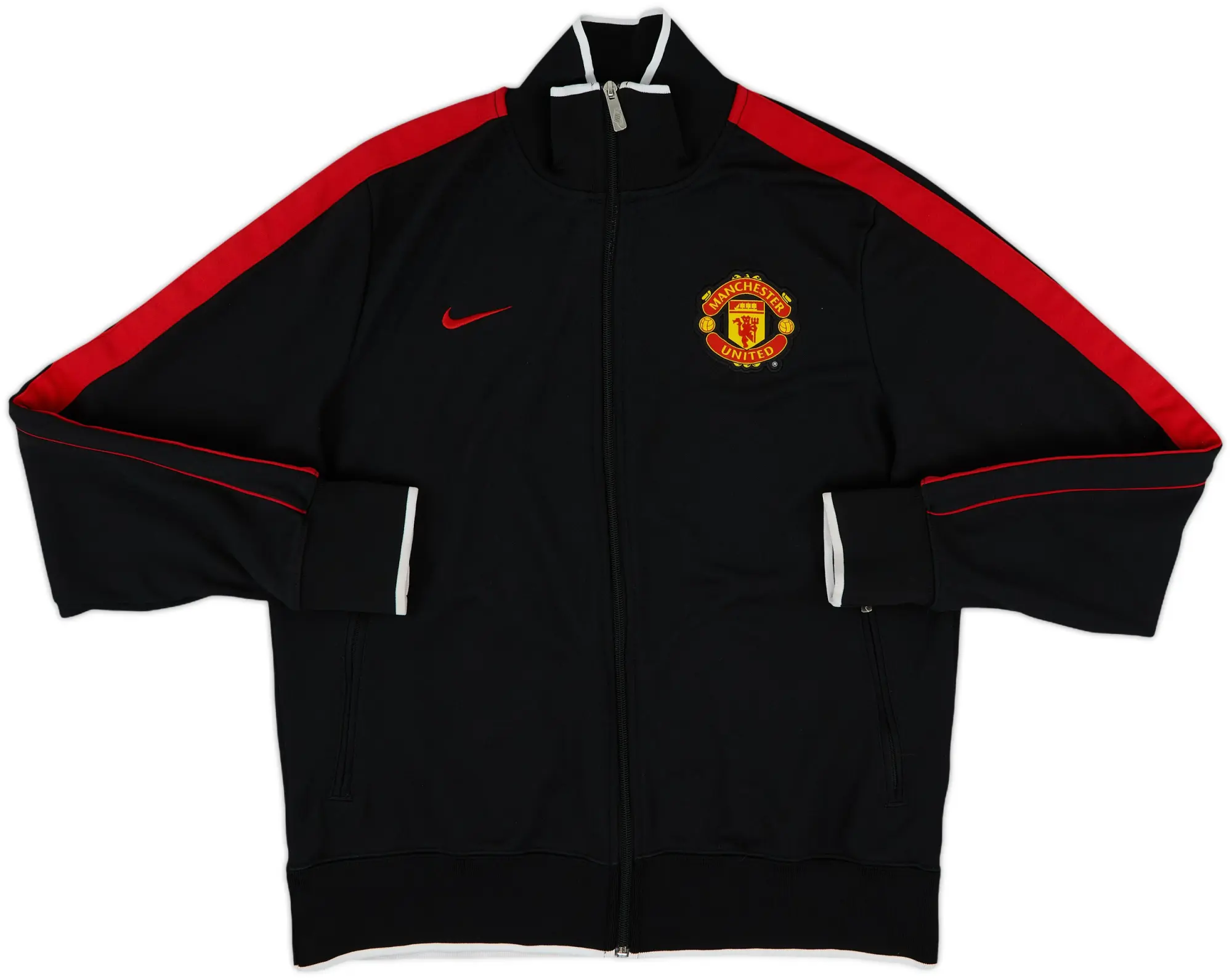 2011-12 Manchester United Nike N98 Track Jacket - 8/10 - (L)