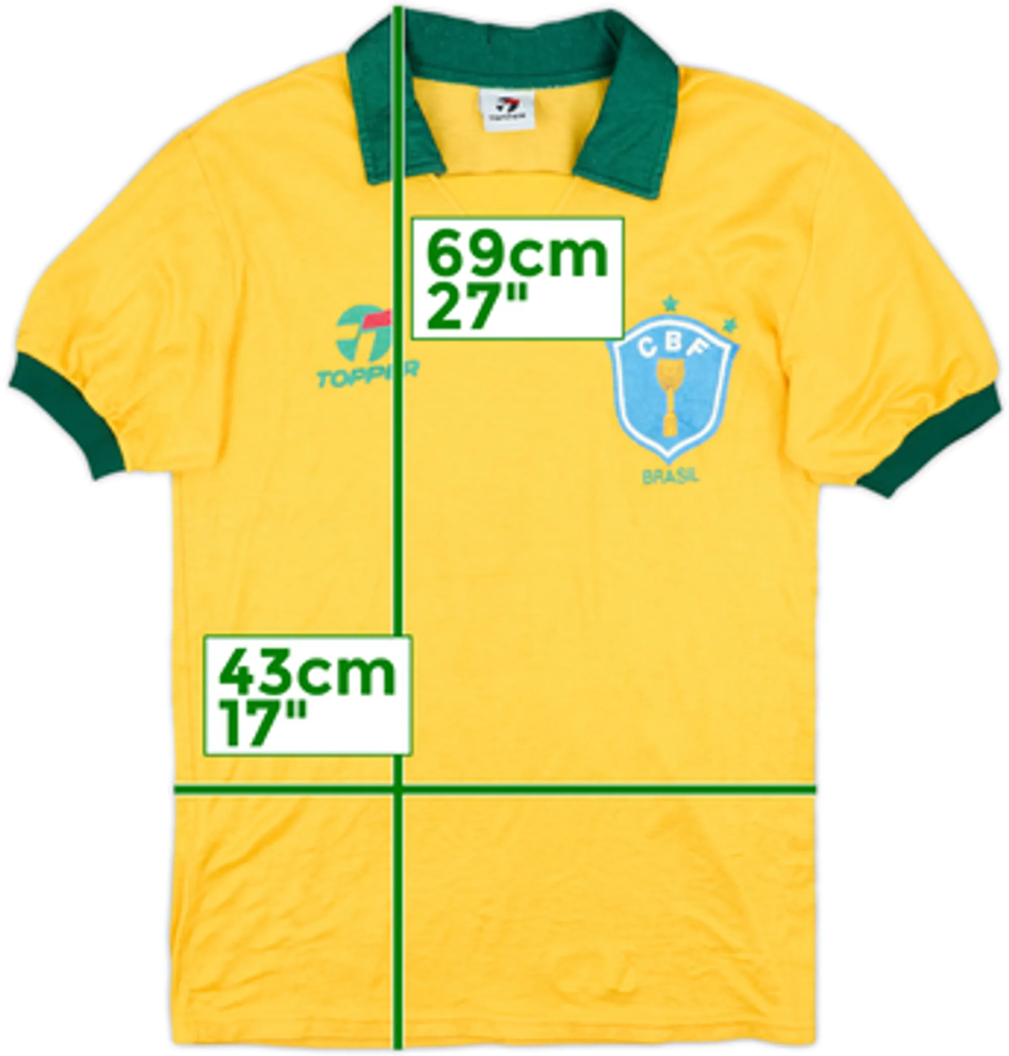 Home Brazil Mens SS Home Shirt 1990