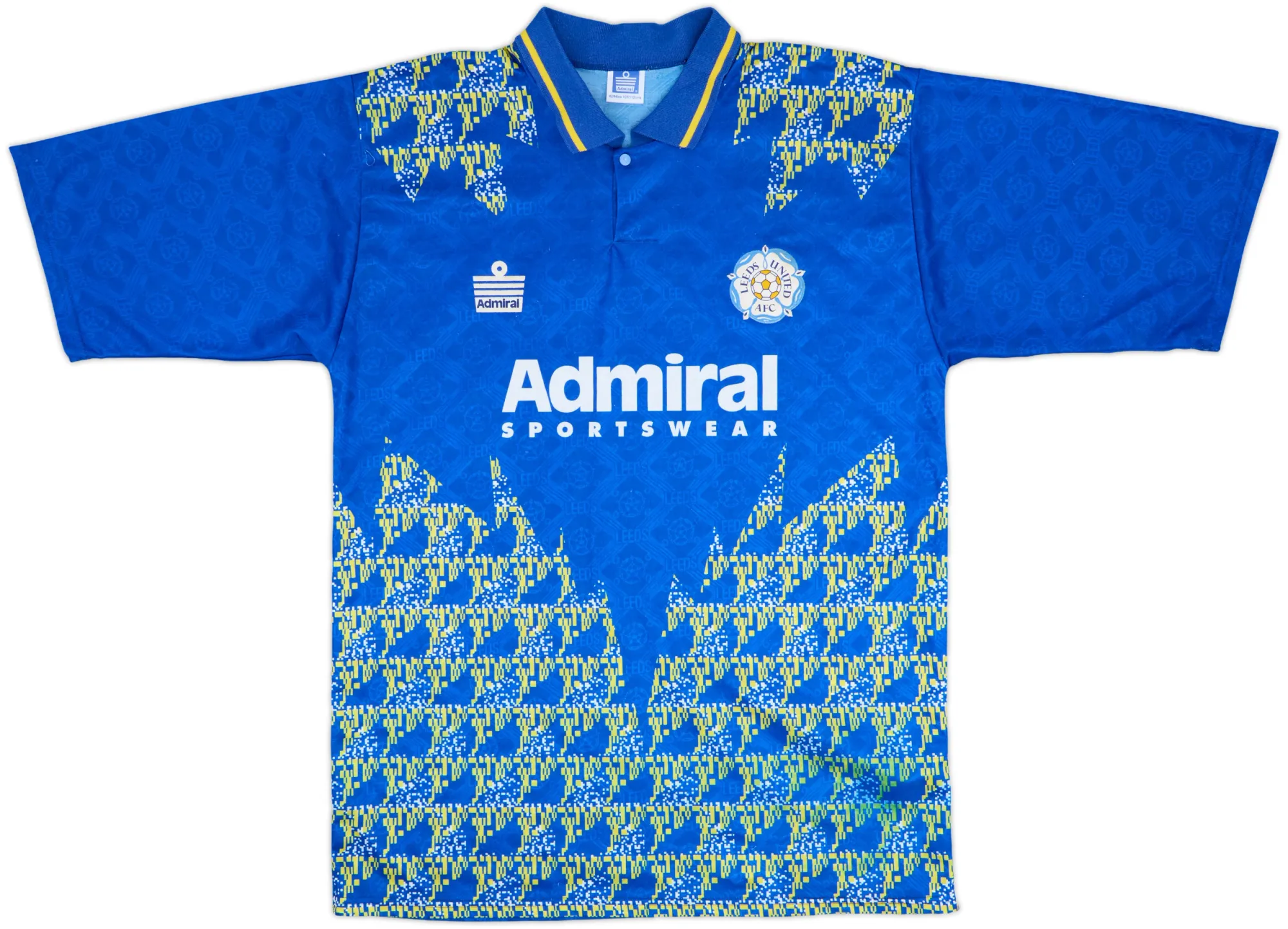 Admiral Leeds United Mens SS Away Shirt 1992/93