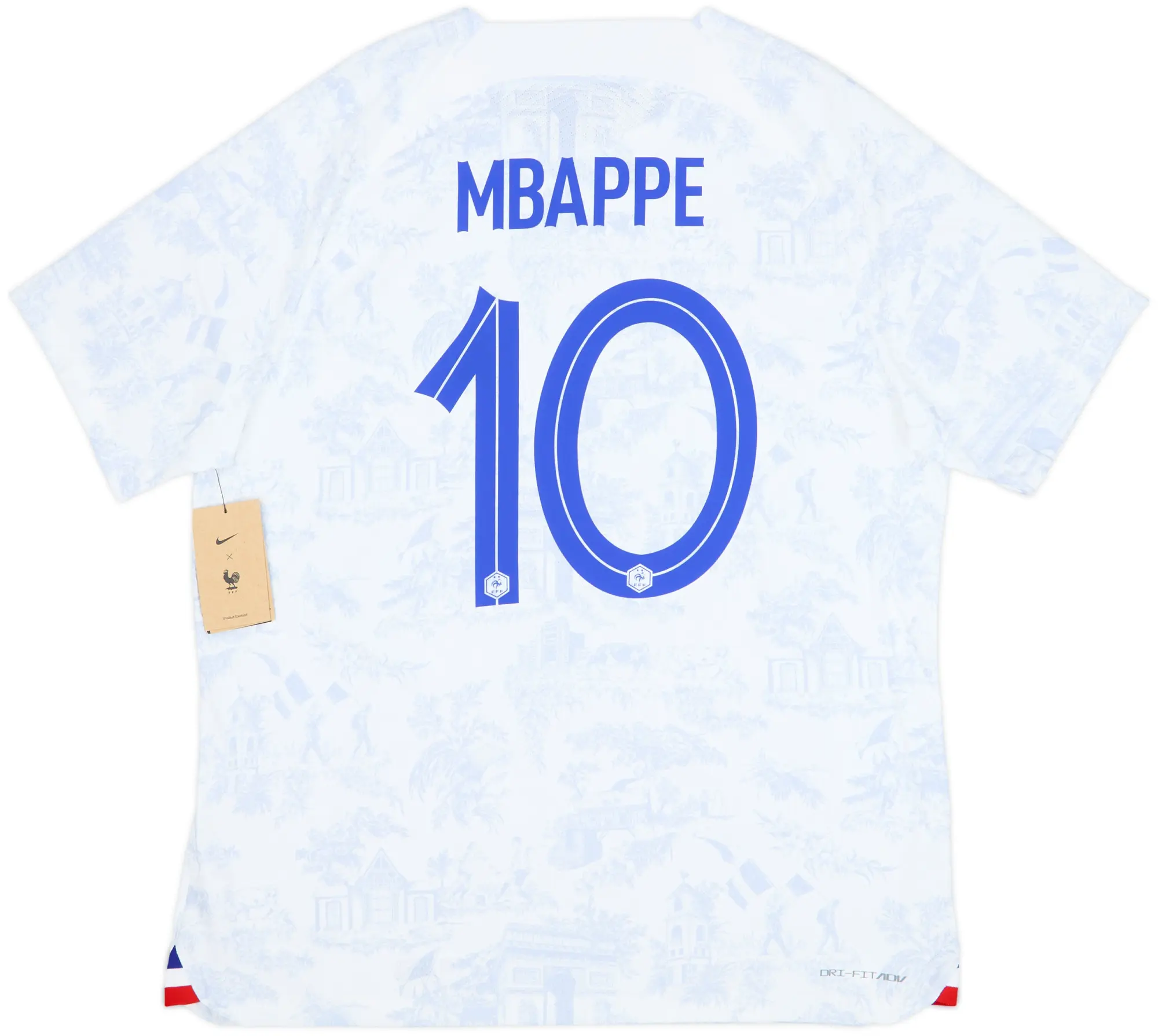 Nike France Mens SS Player Issue Away Shirt 2022