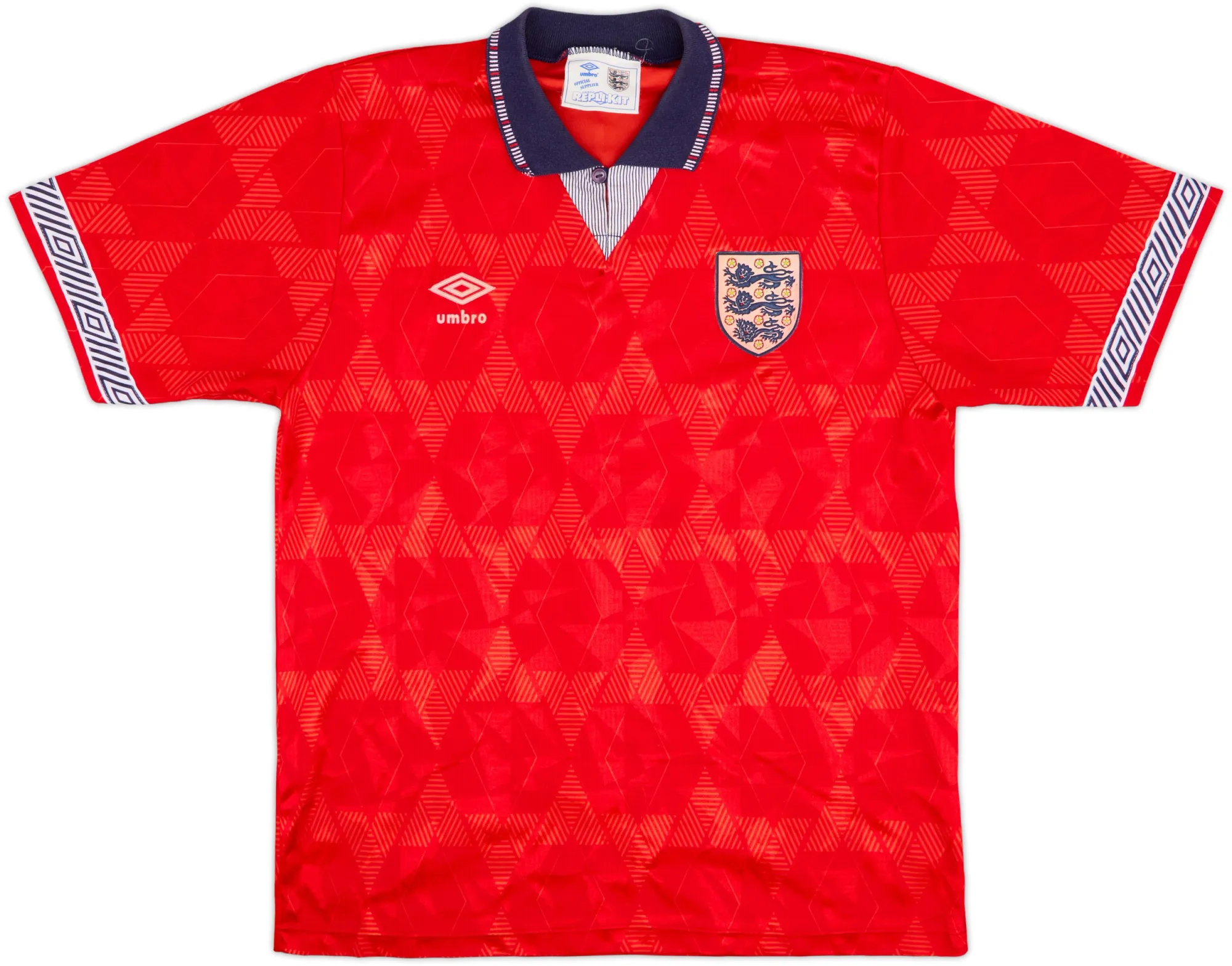 Umbro England Mens SS Away Shirt 1990