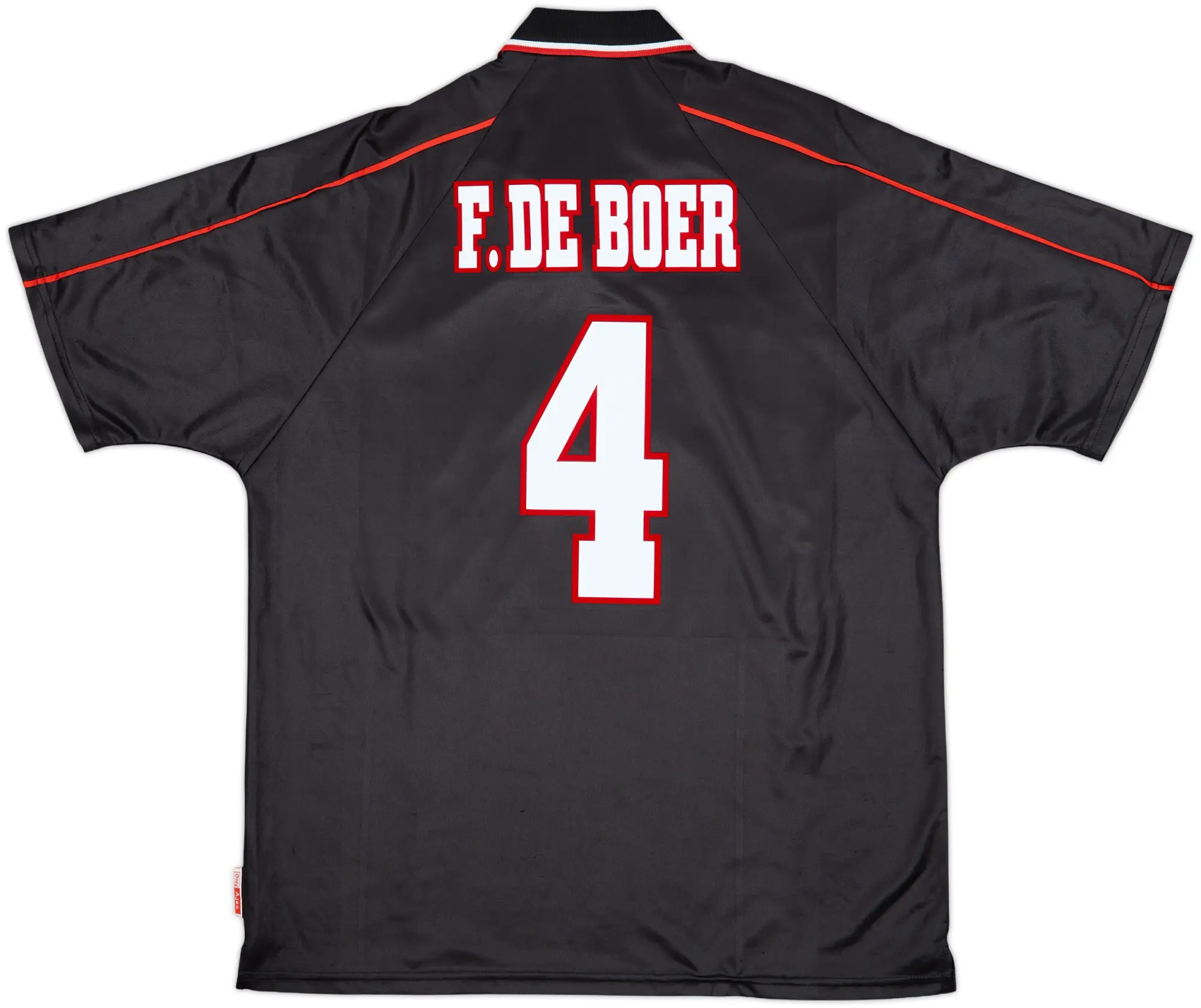 1998-99 Ajax Away Shirt F.De Boer #4 - 8/10 - (XL)