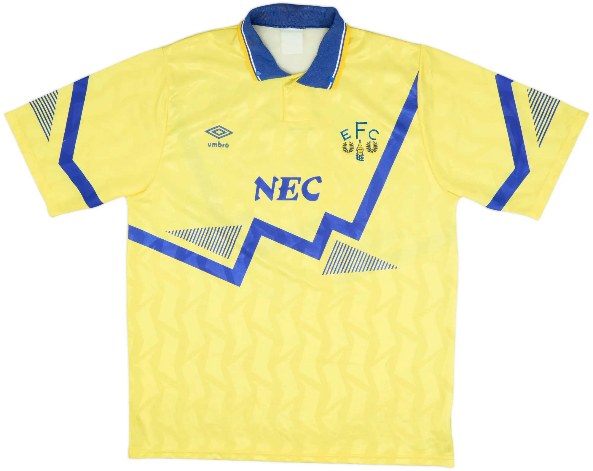 Umbro Everton Mens SS Away Shirt 1990/92
