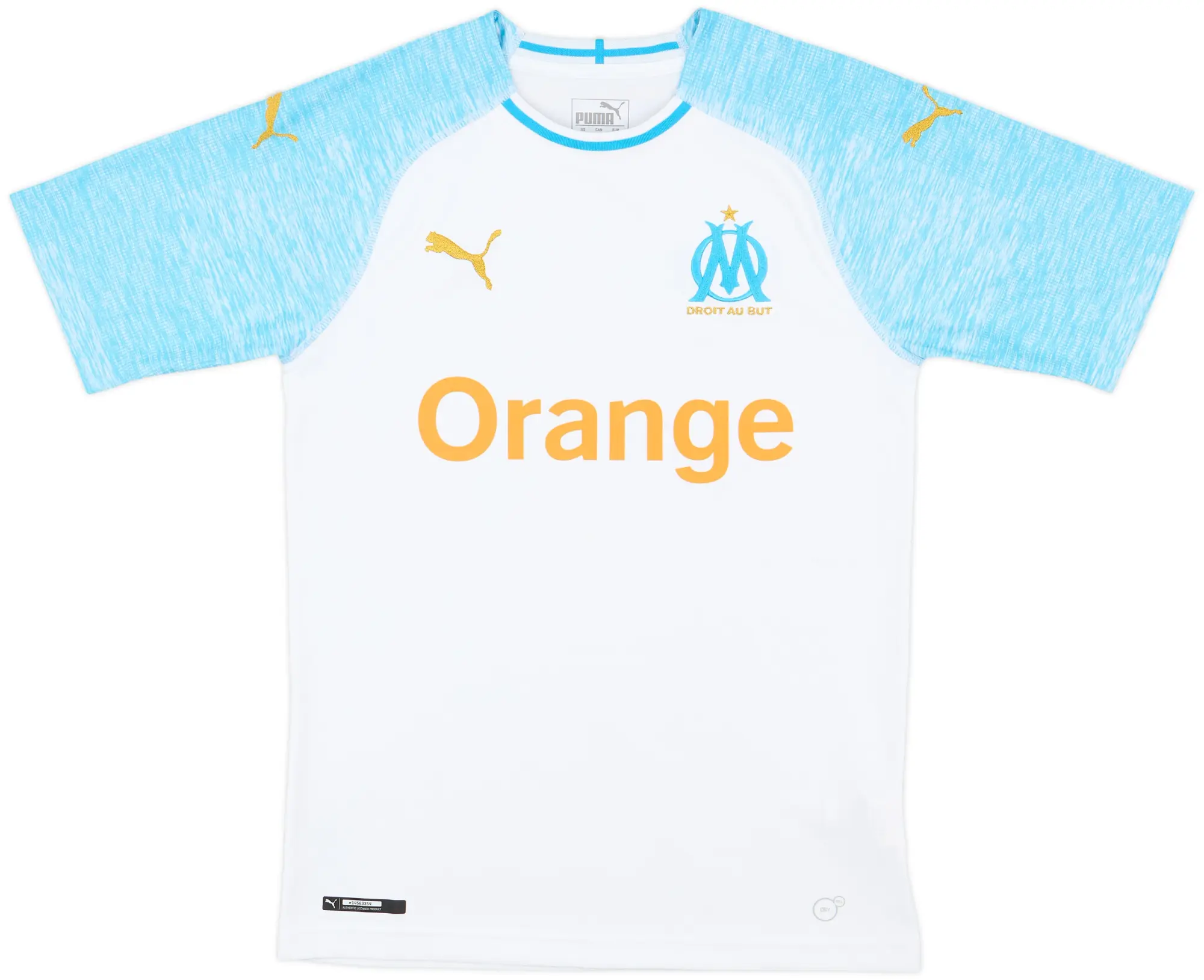 2018-19 Olympique Marseille Home Shirt - 7/10 - (XS)