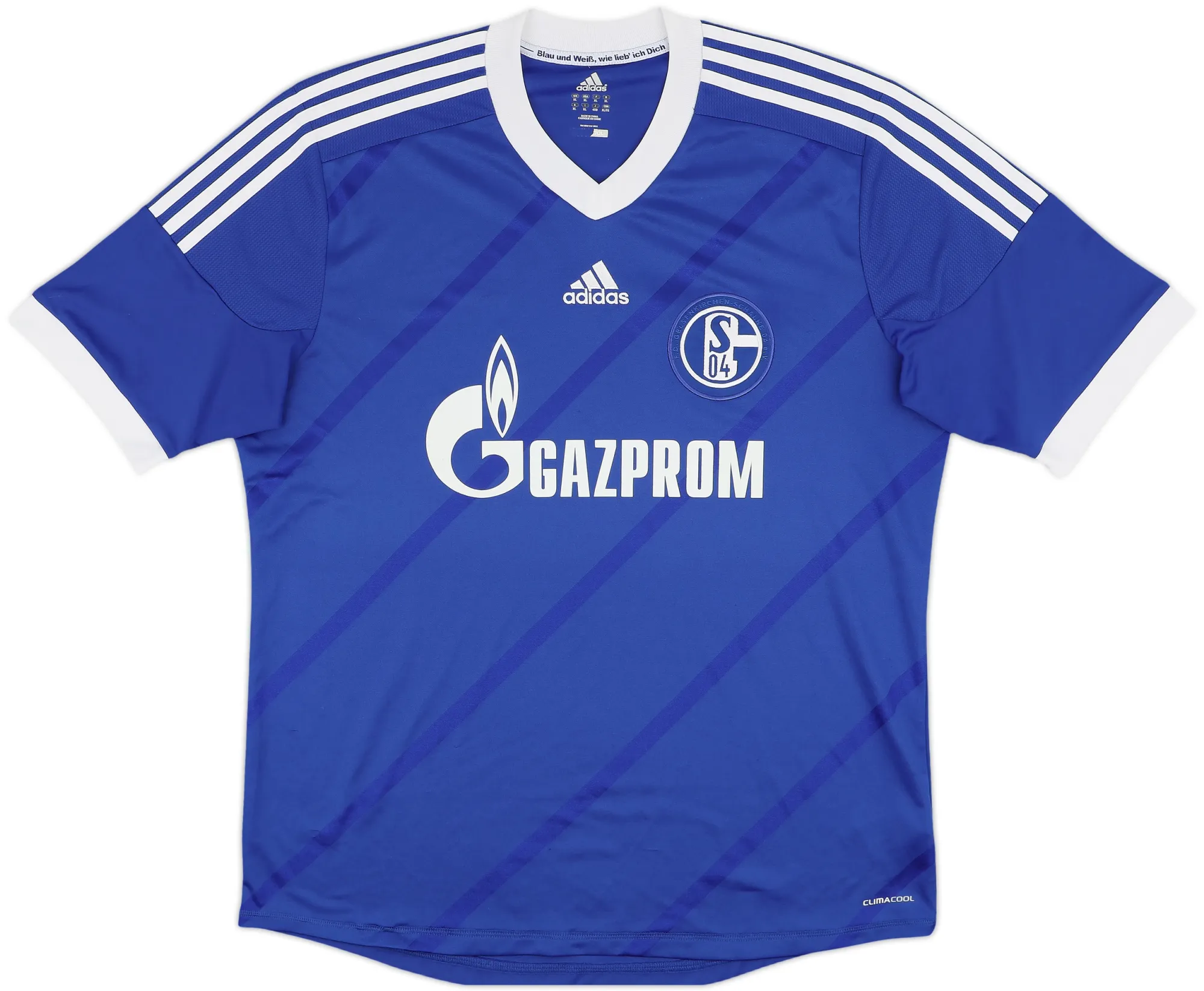 adidas Schalke 04 Mens SS Home Shirt 2012/14