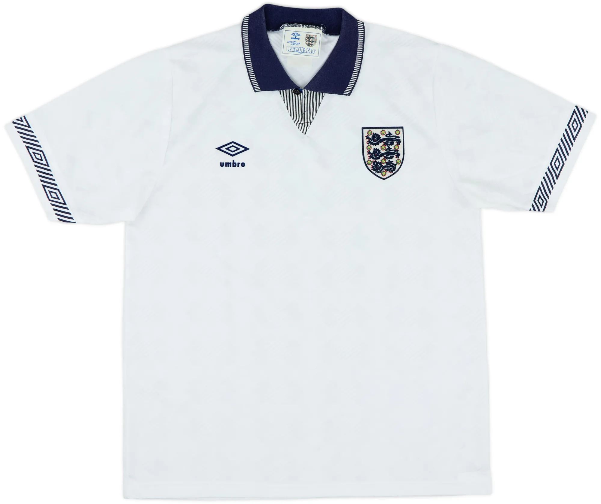 Umbro England Mens SS Home Shirt 1990