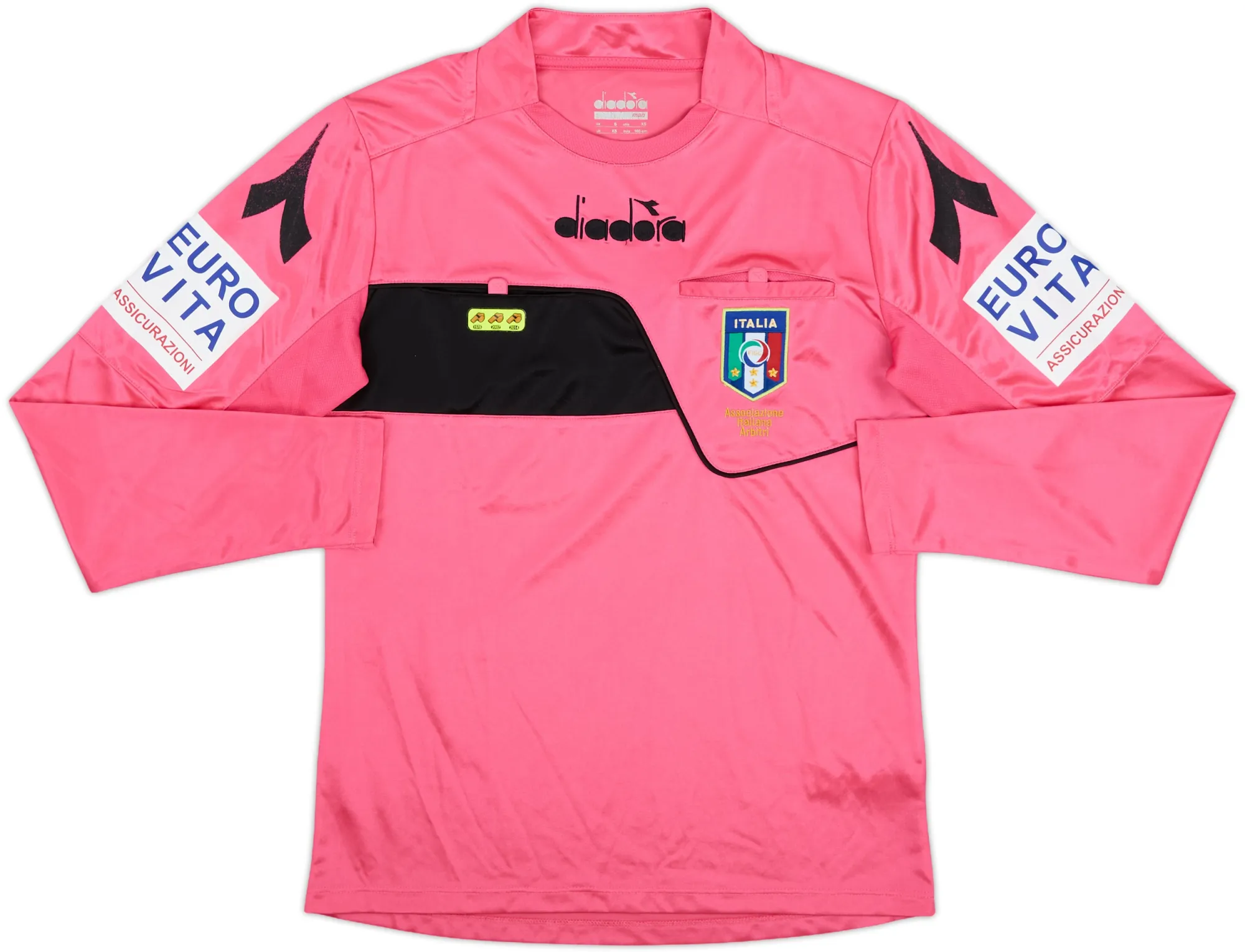 Diadora Italy Mens LS Home Shirt 2018
