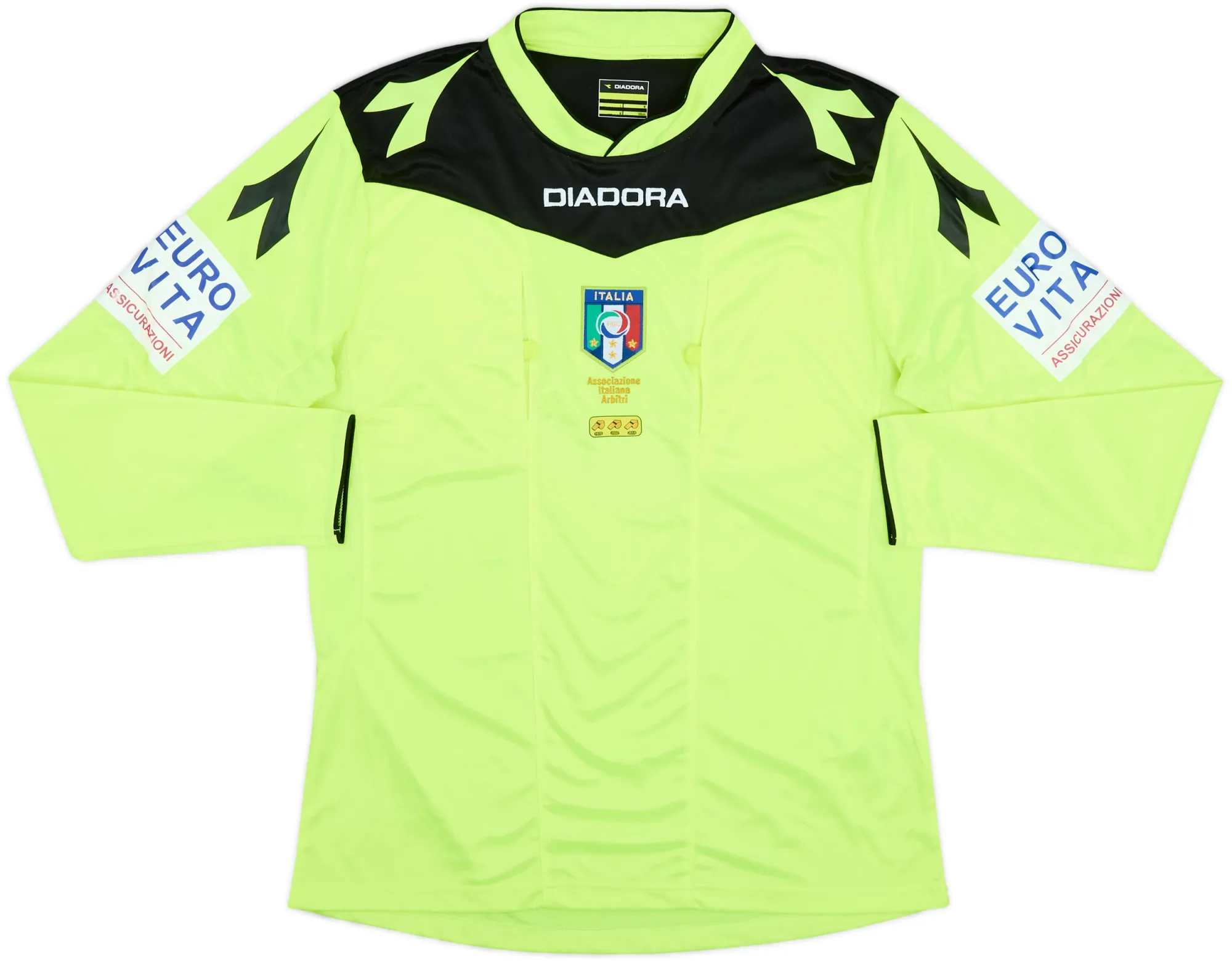 Diadora Italy Mens LS Home Shirt 2015