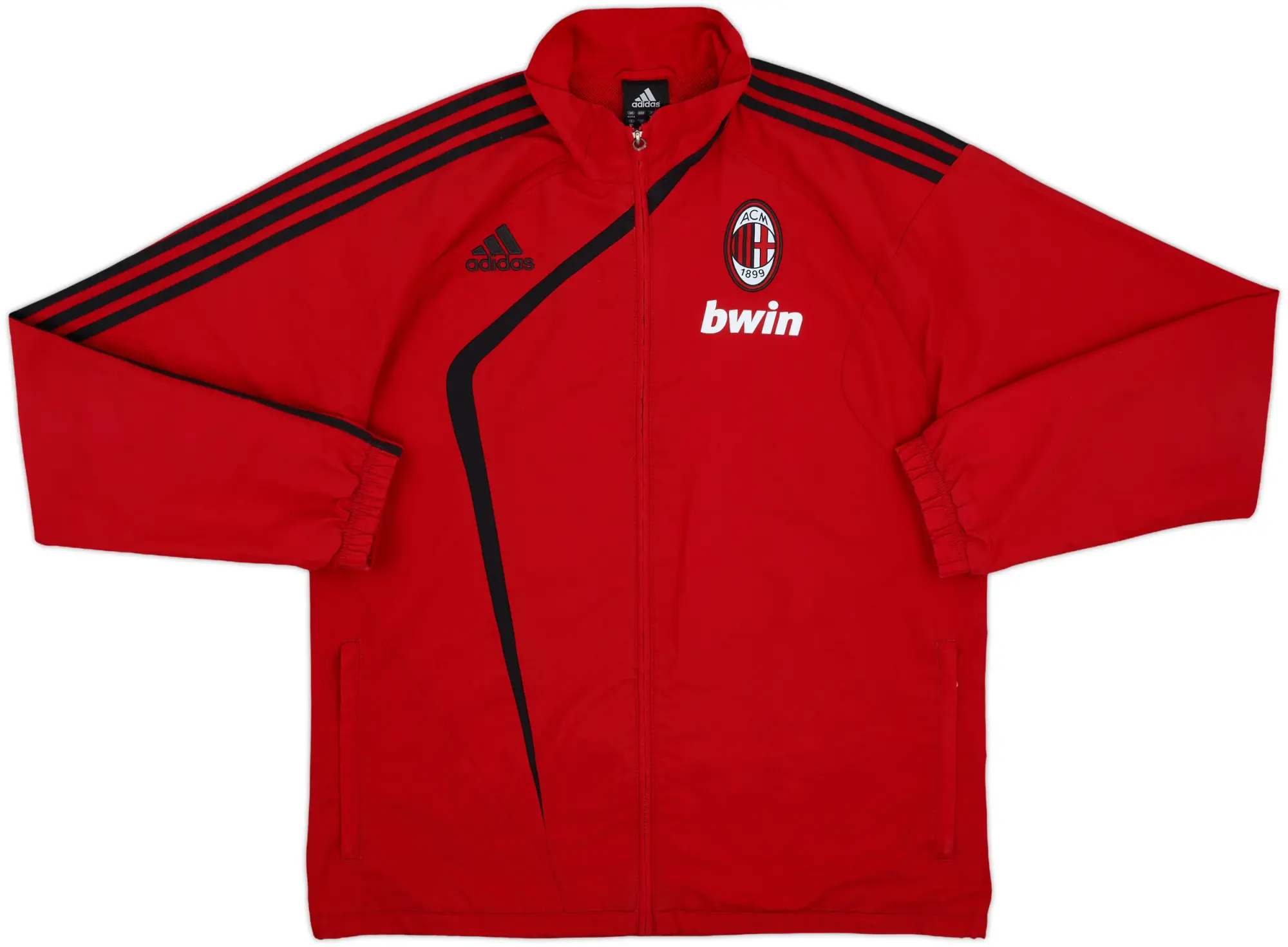 2009-10 AC Milan adidas Track Jacket - 9/10 - (L)