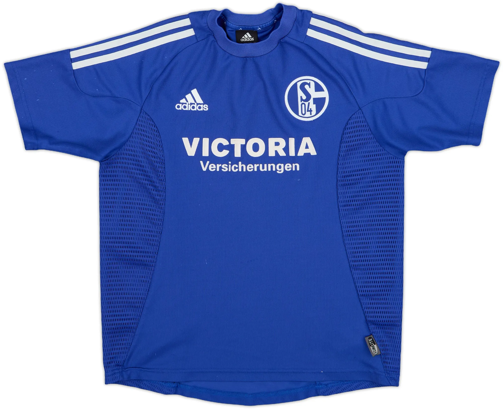 adidas Schalke 04 Mens SS Home Shirt 2002/04