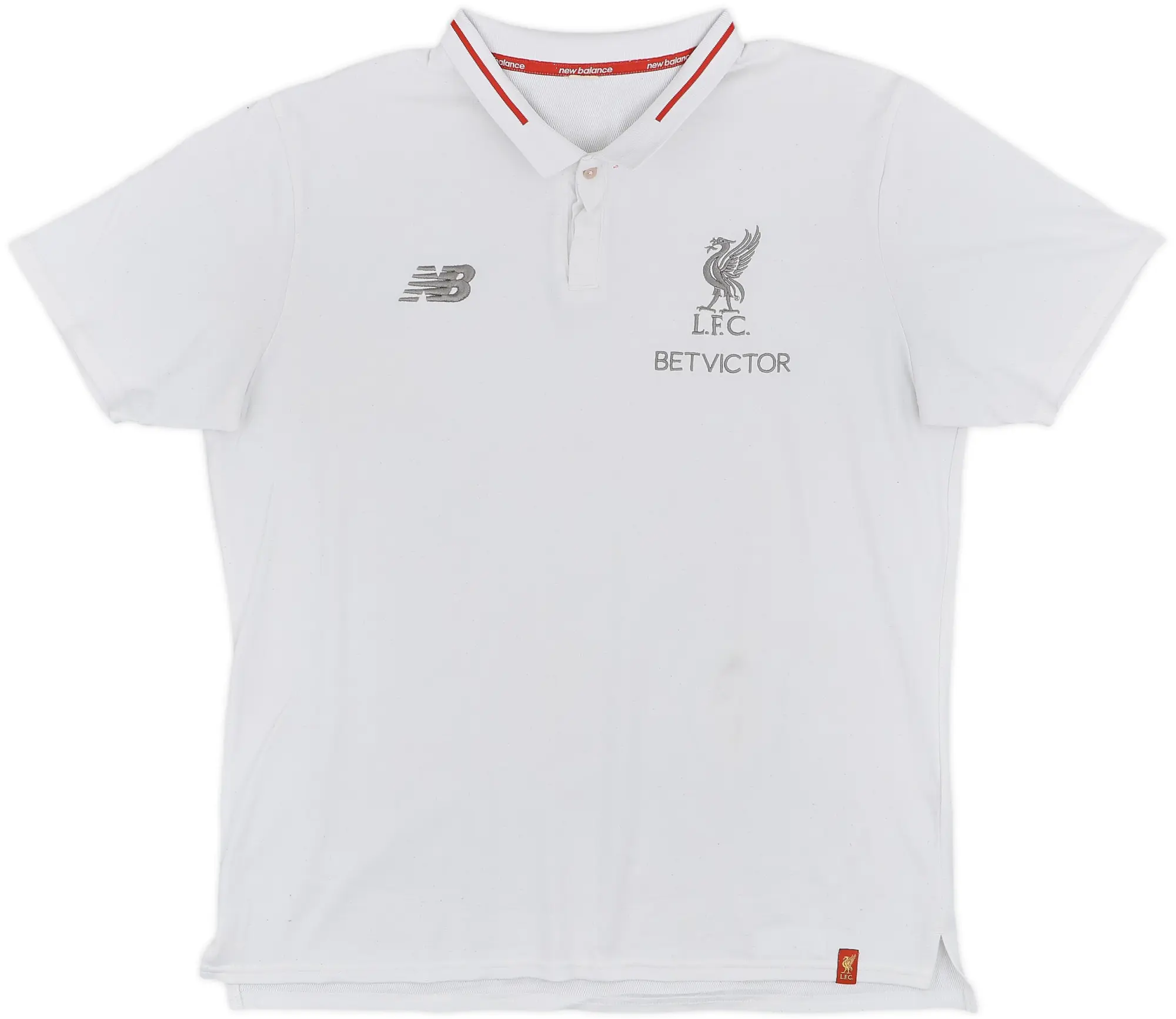 2018-19 Liverpool New Balance Polo Shirt - 6/10 - (L)